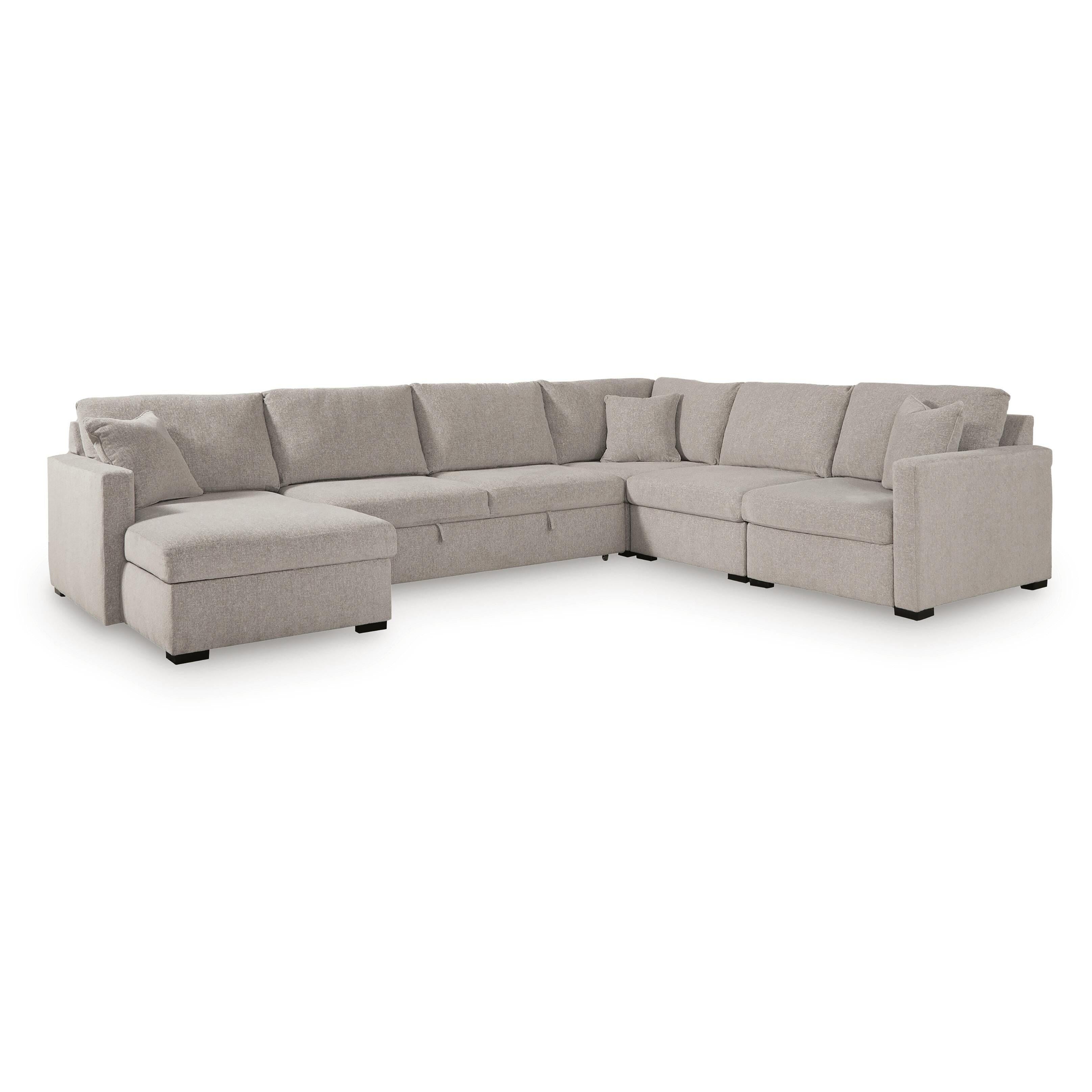 Benchcraft ModMax Luxe Fabric Sleeper Sectional 6860516/6860546/6860565/6860571/6860577 IMAGE 1