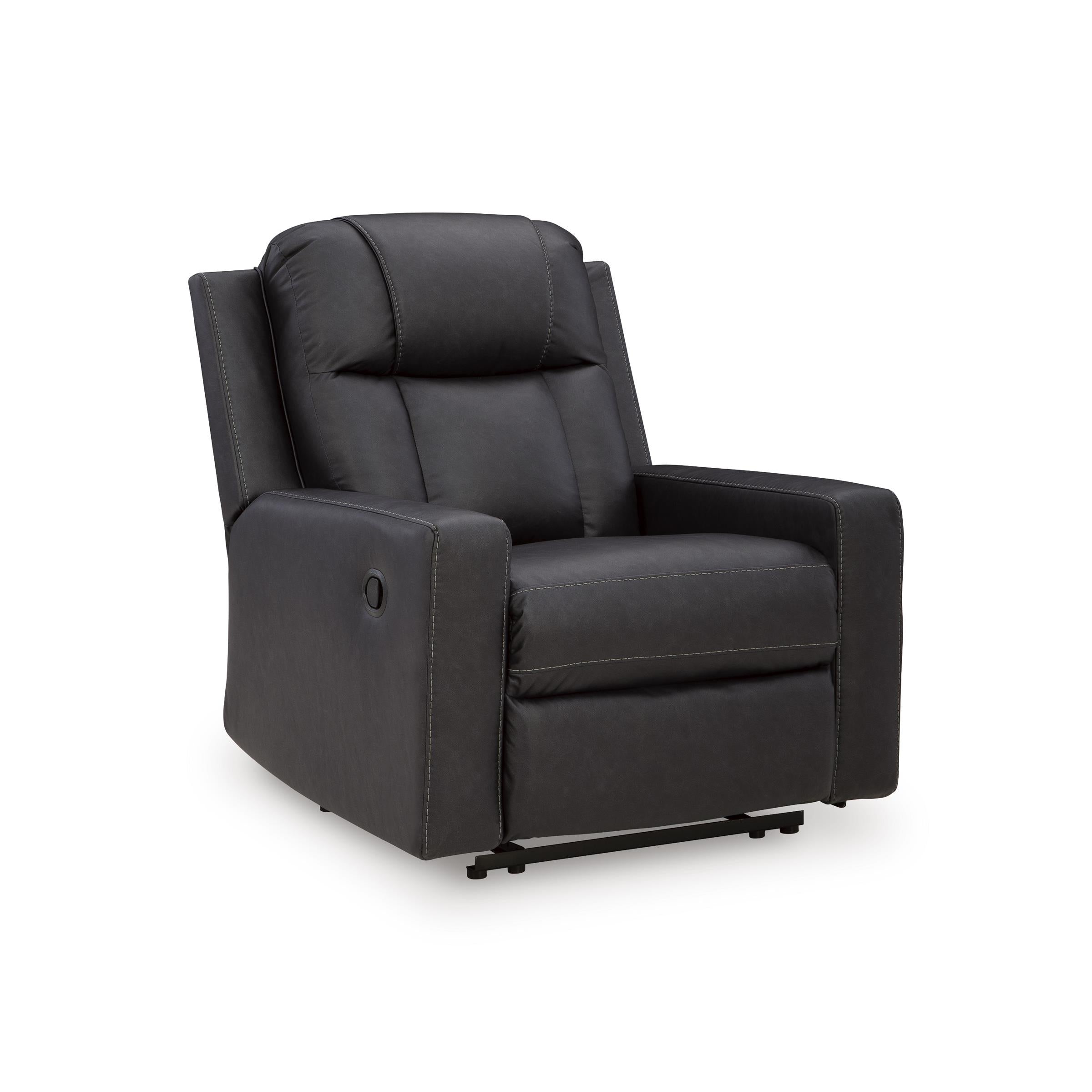 Benchcraft Mackmenville Leather Look Recliner with Wall Recline 7471329 IMAGE 1
