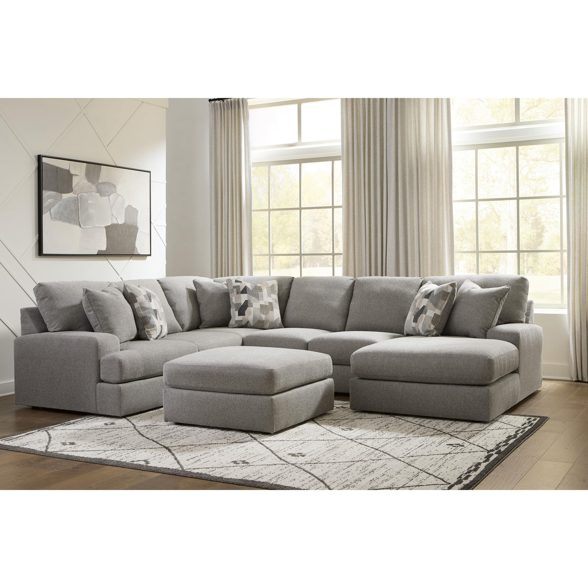 Benchcraft Lindon Fabric 3 pc Sectional 8470417/8470430/8470455 IMAGE 4