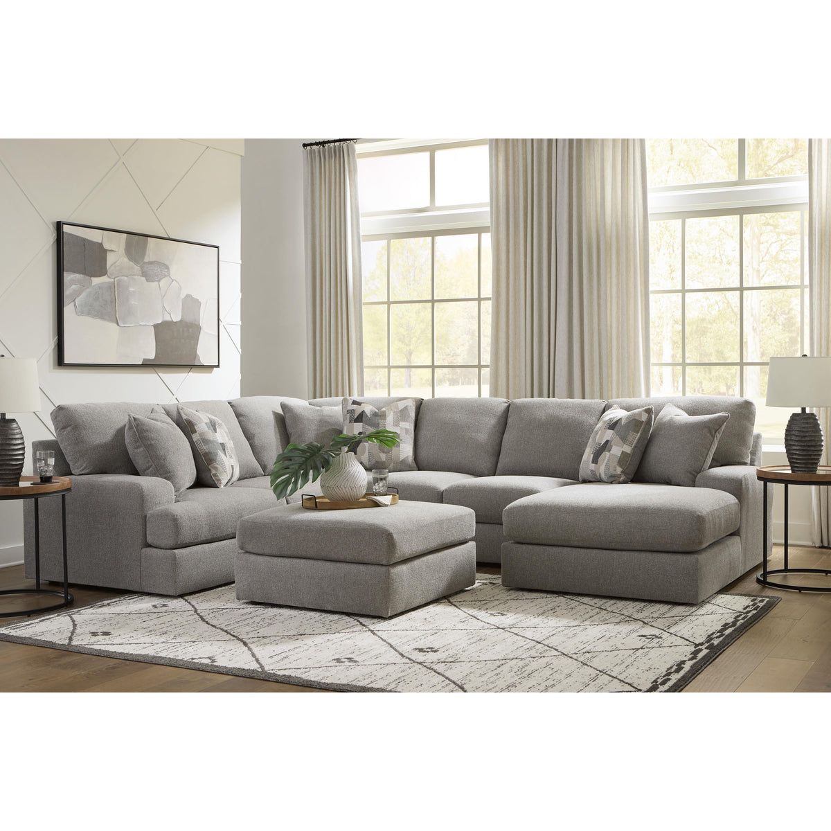 Benchcraft Lindon Fabric 3 pc Sectional 8470417/8470430/8470455 IMAGE 5