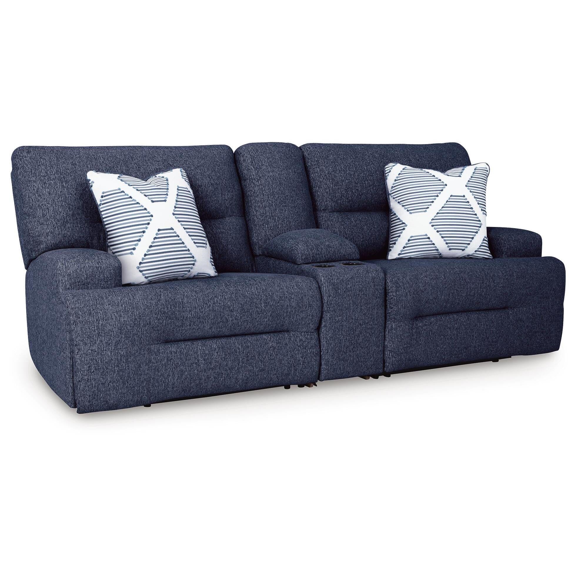 Signature Design by Ashley Acklen Place Power Reclining Fabric Loveseat 9360757/9360758/9360762 IMAGE 1