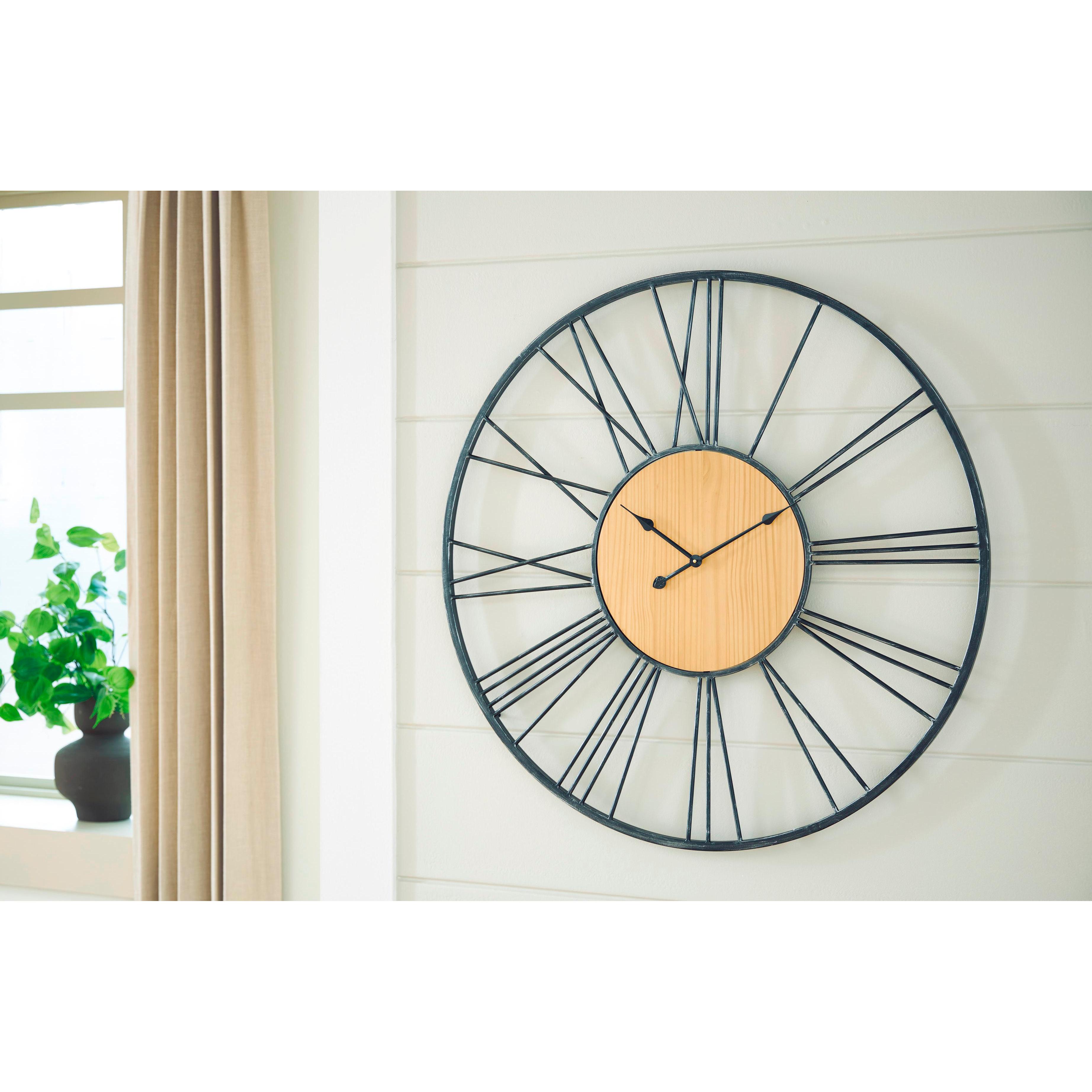 Signature Design by Ashley Brockett A8010452 Wall Clock IMAGE 4