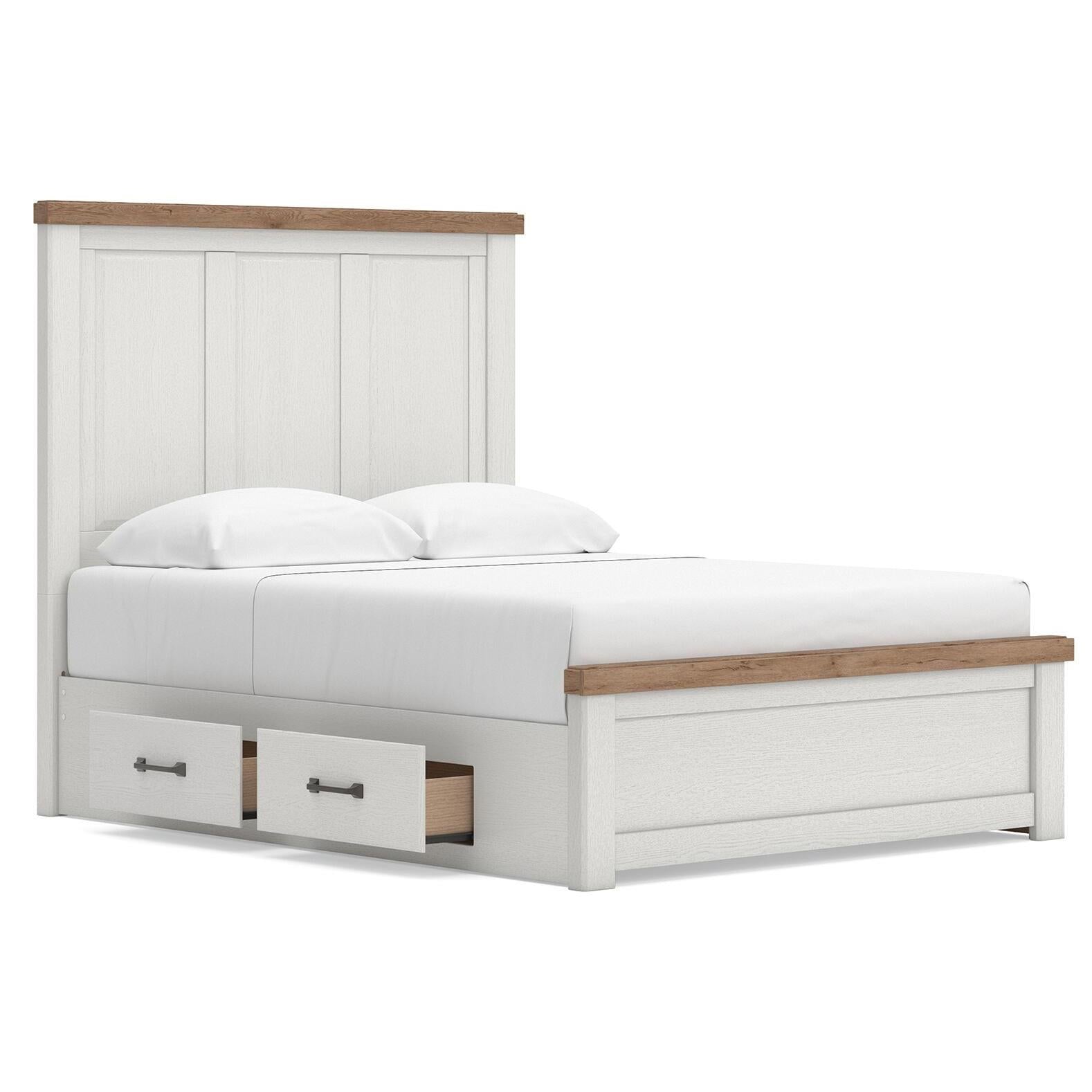 Signature Design by Ashley Savonport Queen Panel Bed with Storage B100-13/B4615-54/B4615-57/B4615-60/B4615-60 IMAGE 1