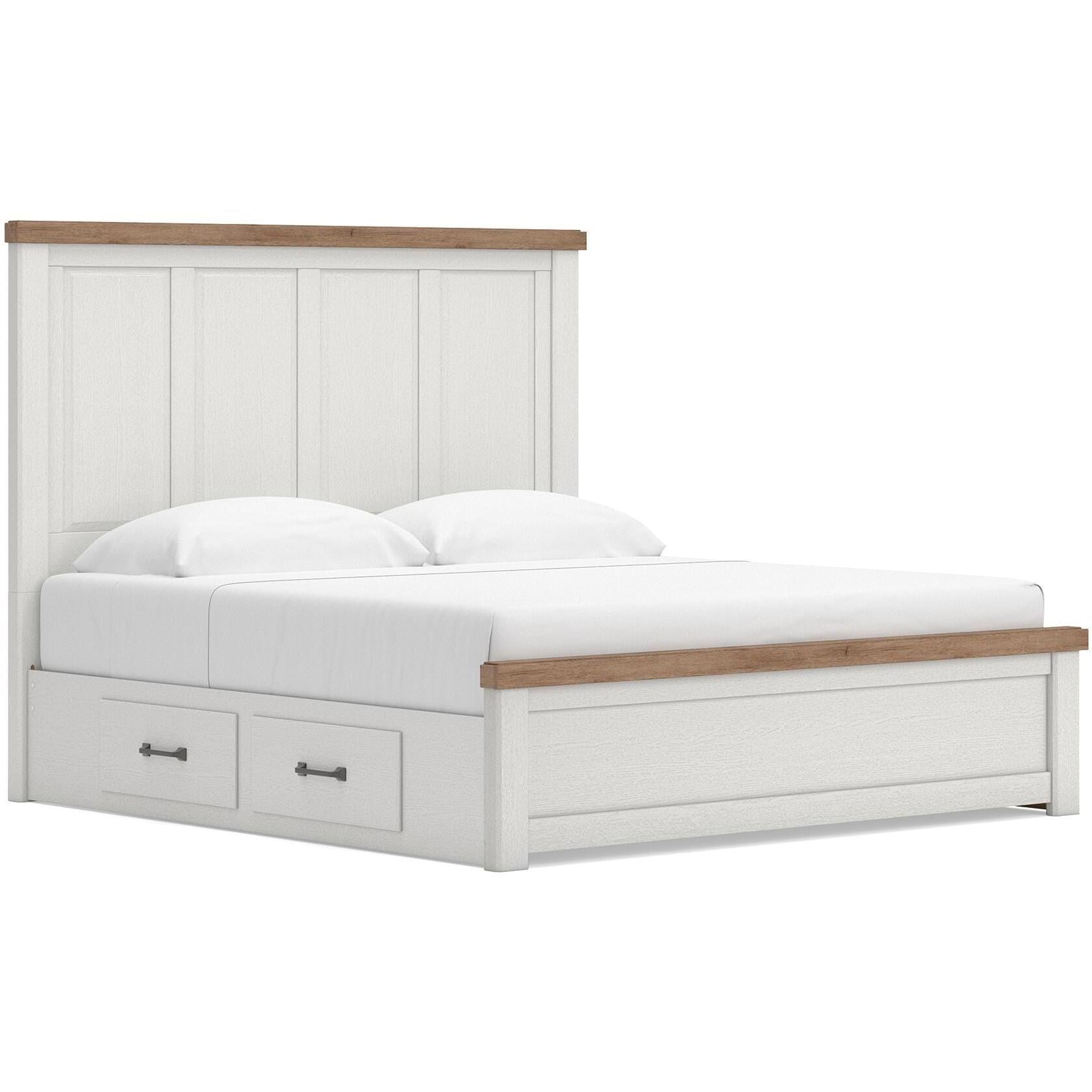 Signature Design by Ashley Savonport King Panel Bed with Storage B100-14/B4615-56/B4615-58/B4615-60/B4615-60 IMAGE 1