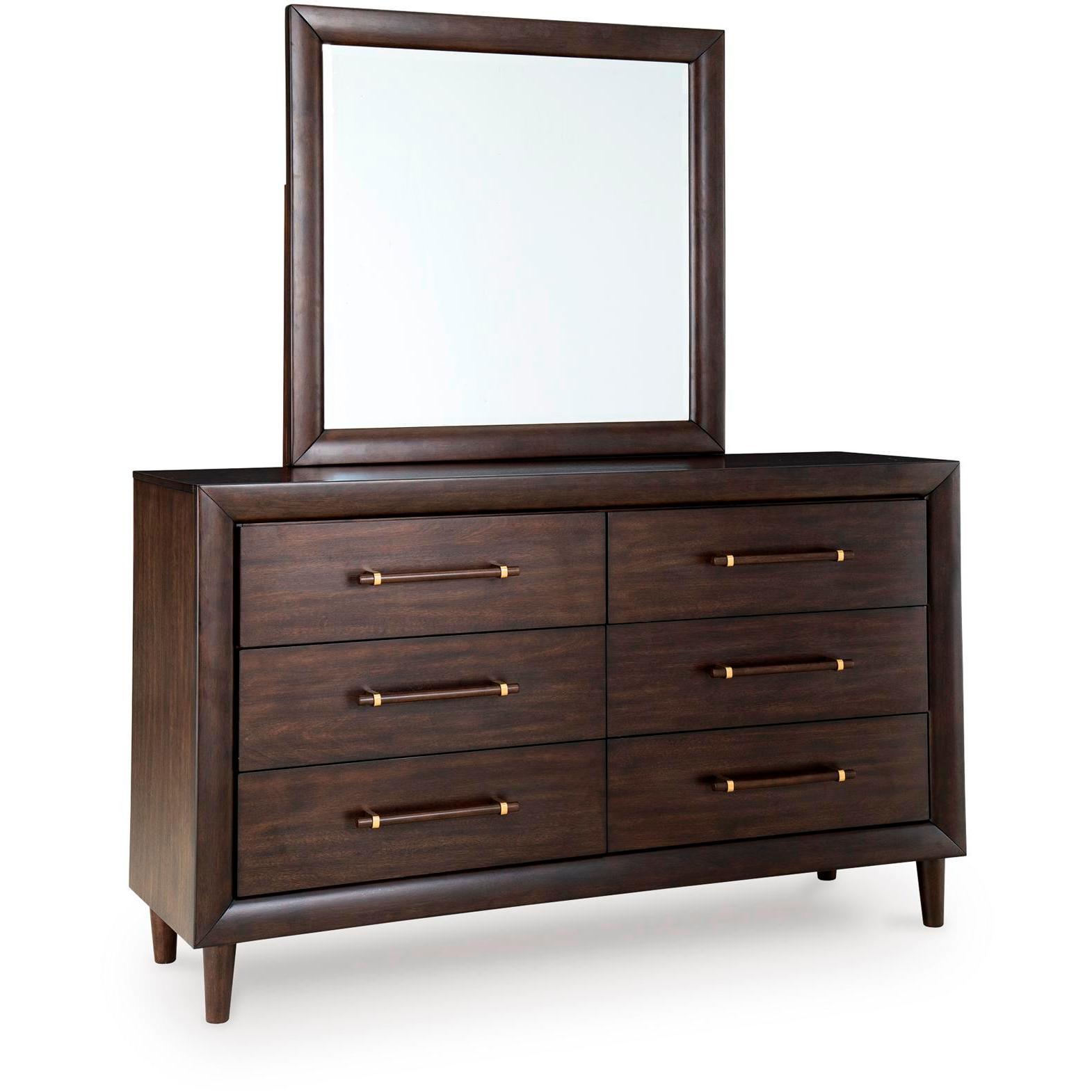 Benchcraft Dantenton 6-Drawer Dresser with Mirror B611-31/B611-36 IMAGE 1