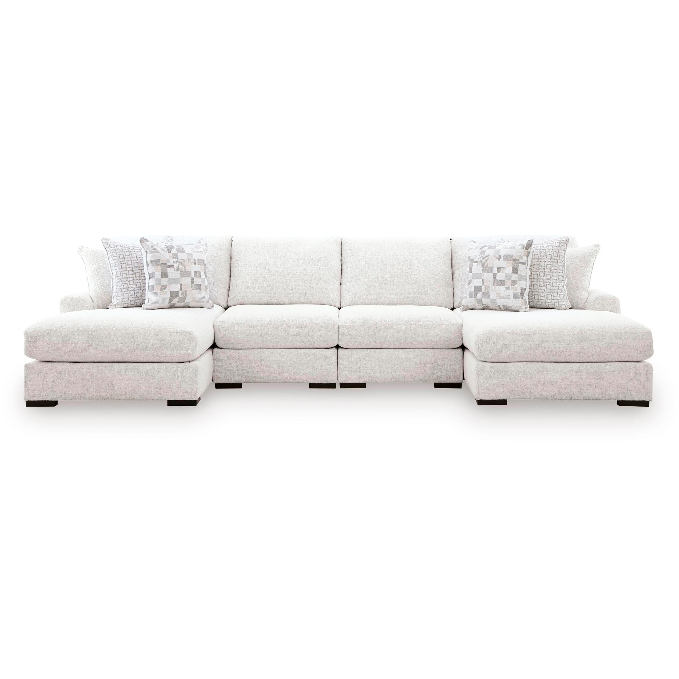 Signature Design by Ashley Misty-Lakes Fabric 4 pc Sectional PC6690616/PC6690646/PC6690646/PC6690617 IMAGE 1