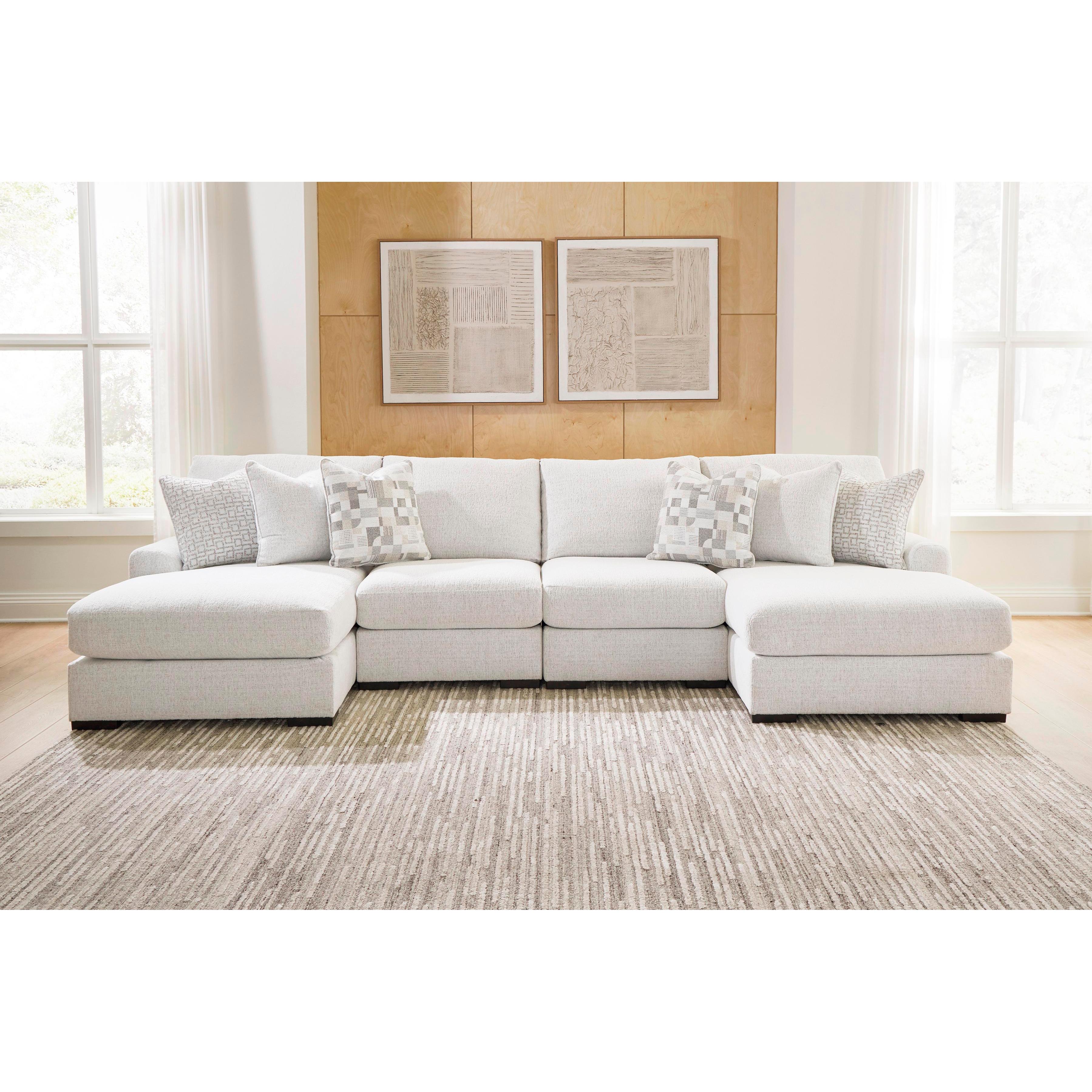 Signature Design by Ashley Misty-Lakes Fabric 4 pc Sectional PC6690616/PC6690646/PC6690646/PC6690617 IMAGE 2