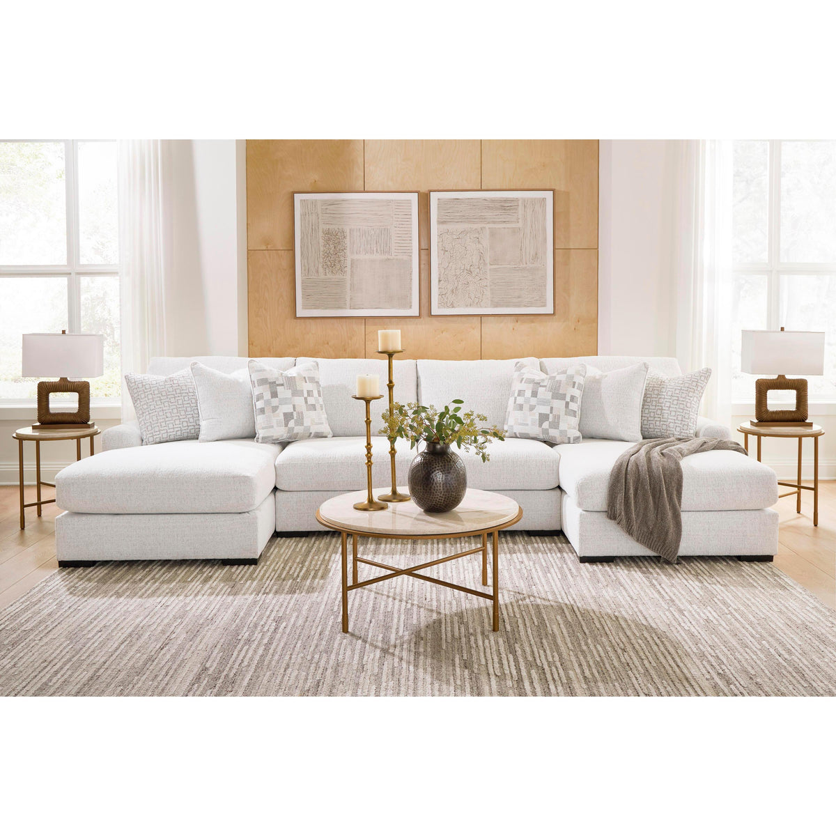 Signature Design by Ashley Misty-Lakes Fabric 4 pc Sectional PC6690616/PC6690646/PC6690646/PC6690617 IMAGE 3
