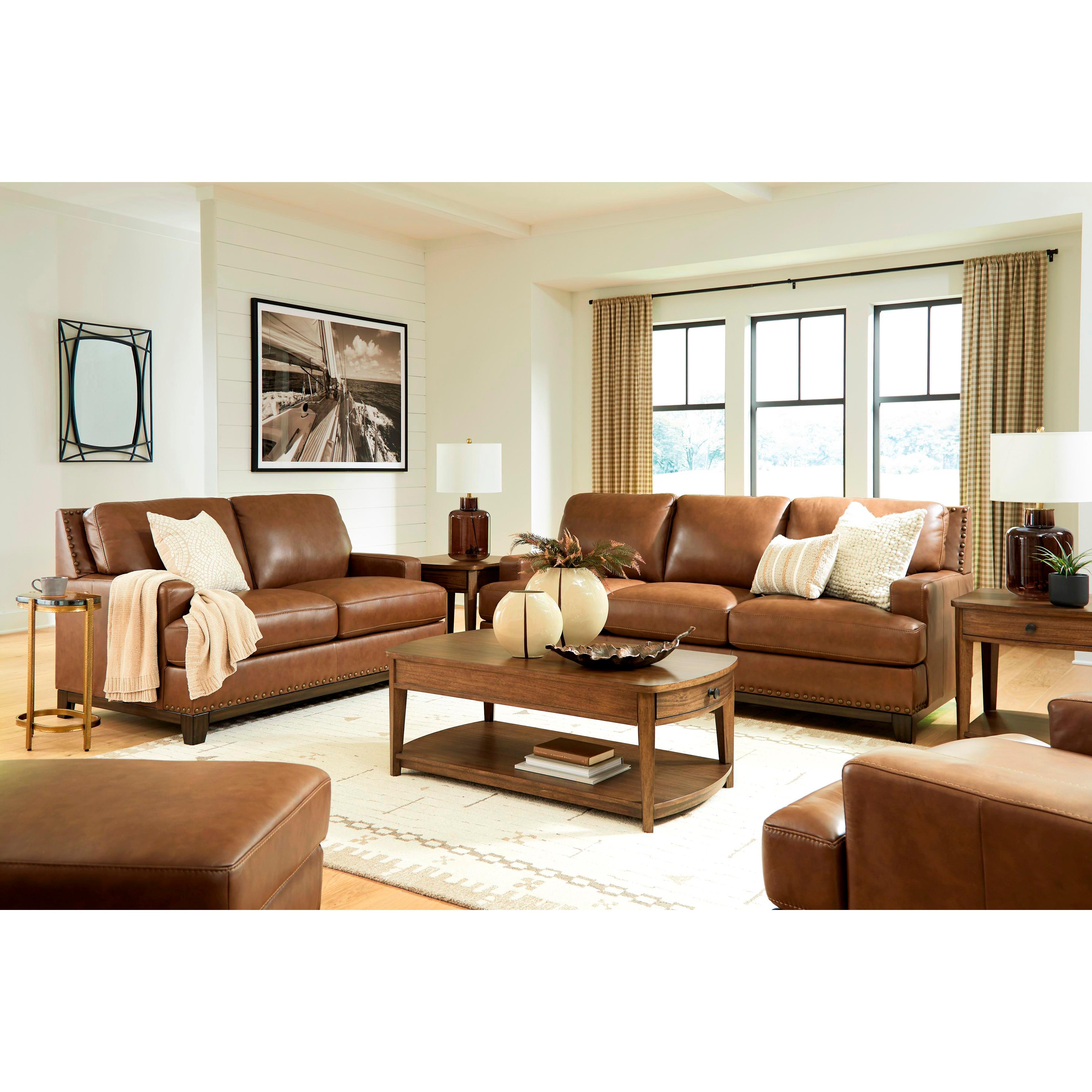 Signature Design by Ashley Saonara Leather Match Ottoman PC7310914 IMAGE 7