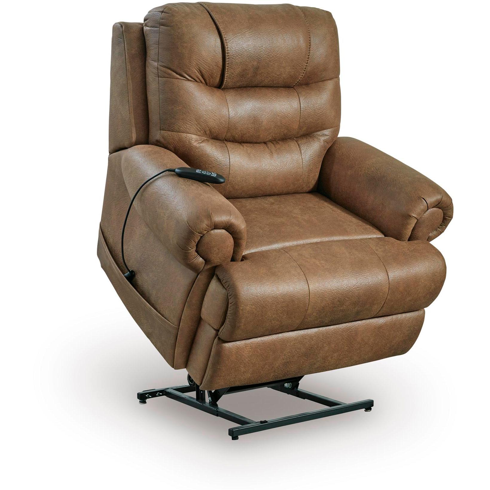 Signature Design by Ashley Revived and Restored Leather Look Lift Chair with Heat PC8240712 IMAGE 3