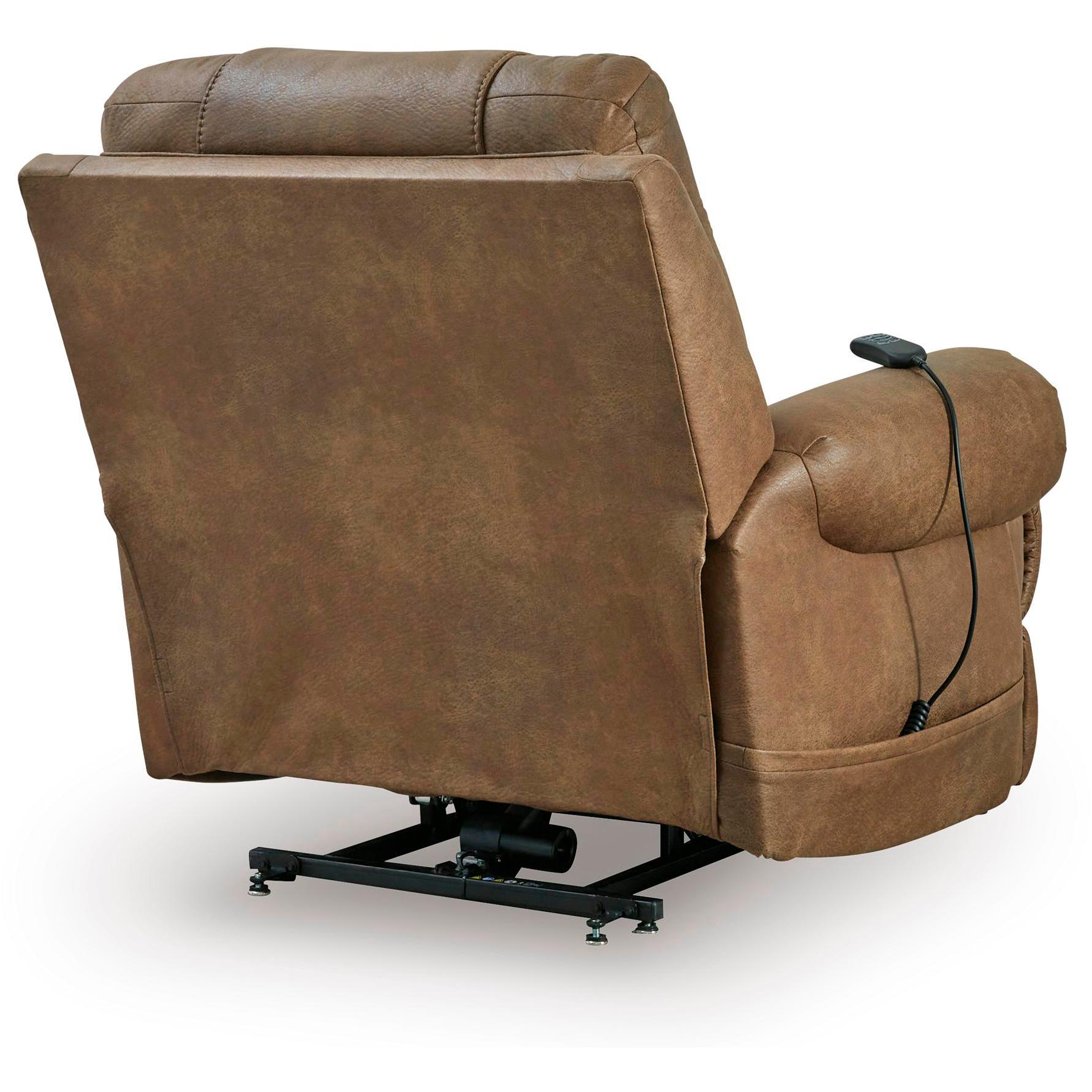 Signature Design by Ashley Revived and Restored Leather Look Lift Chair with Heat PC8240712 IMAGE 5