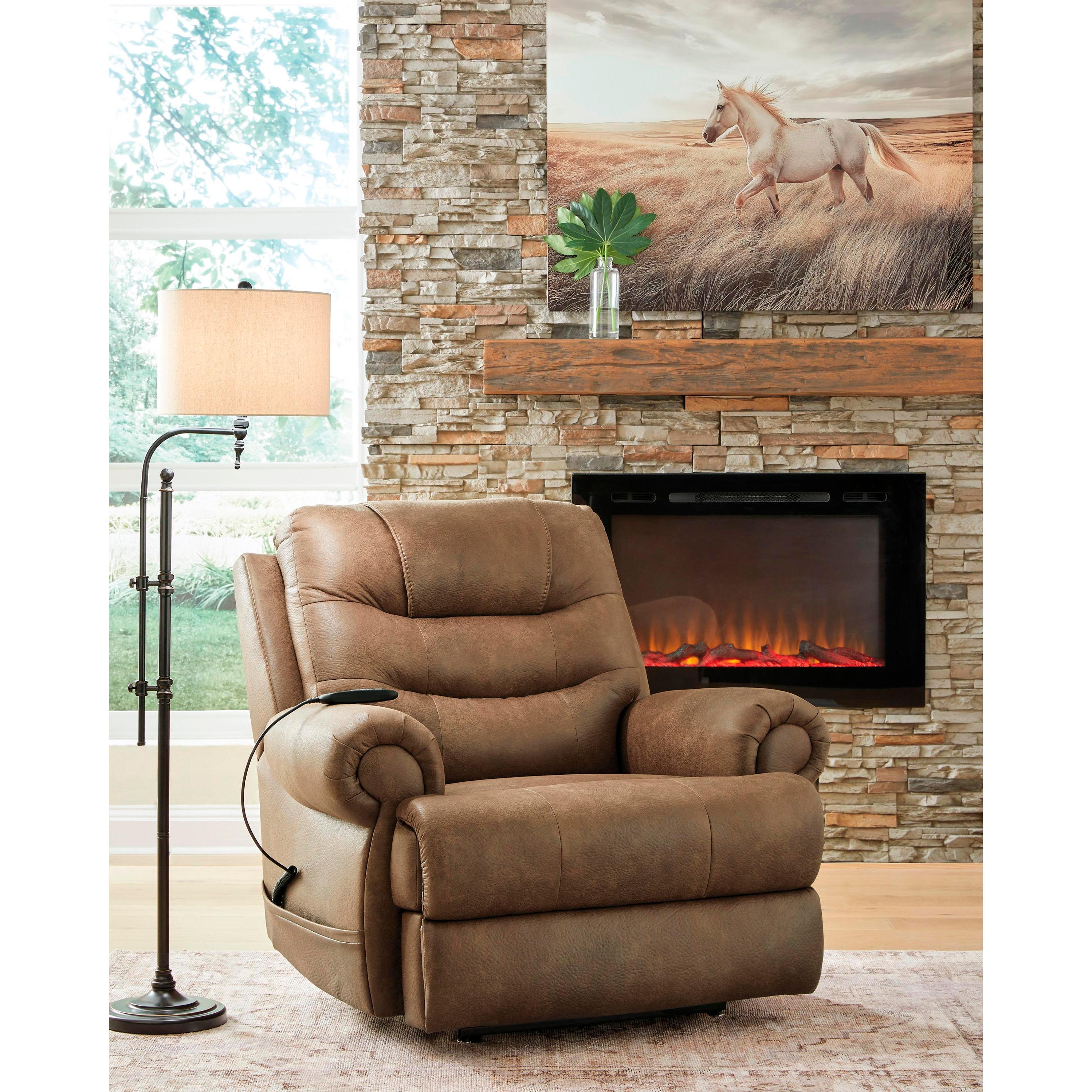 Signature Design by Ashley Revived and Restored Leather Look Lift Chair with Heat PC8240712 IMAGE 6