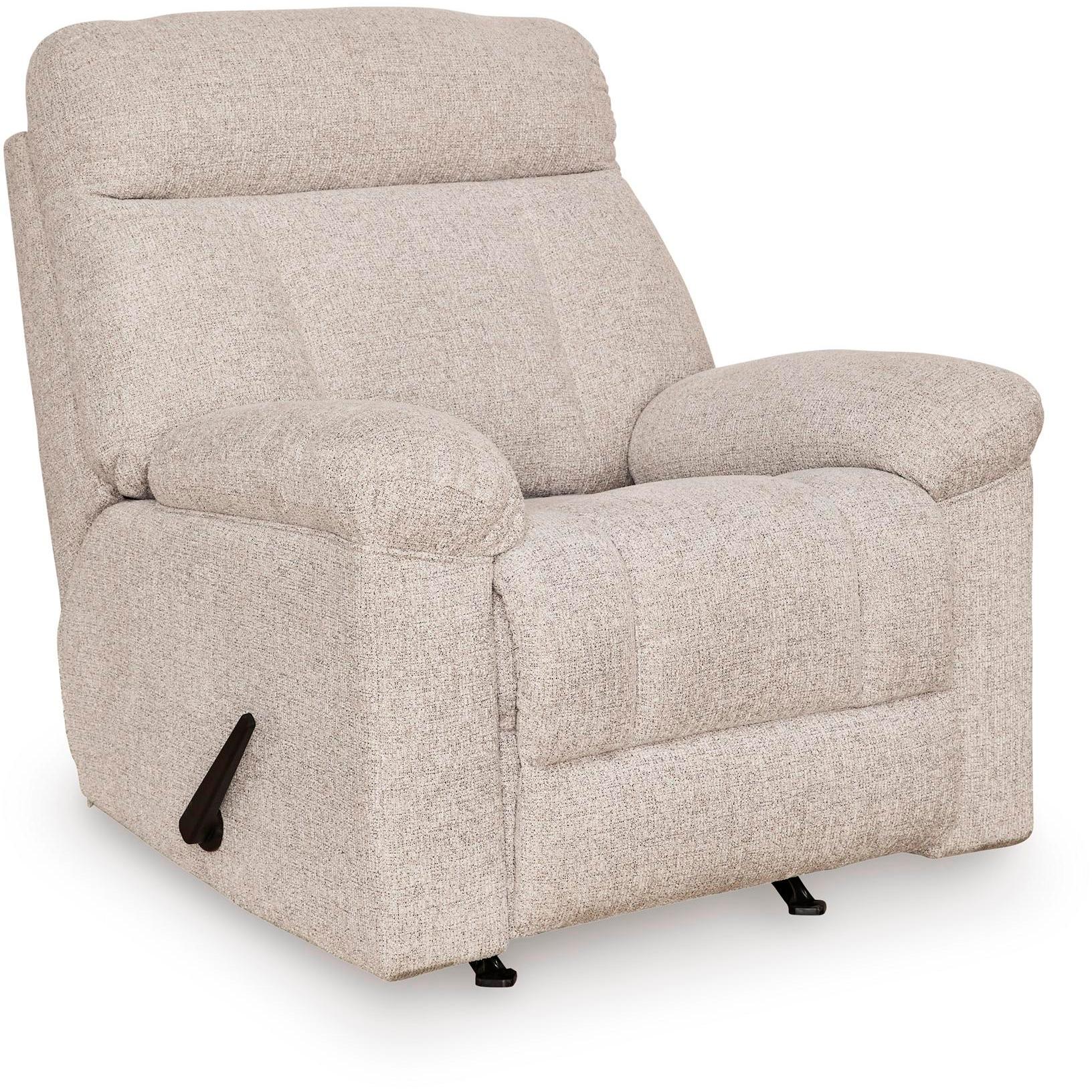 Signature Design by Ashley Hoyne Park Rocker Fabric Recliner PC8281525 IMAGE 1