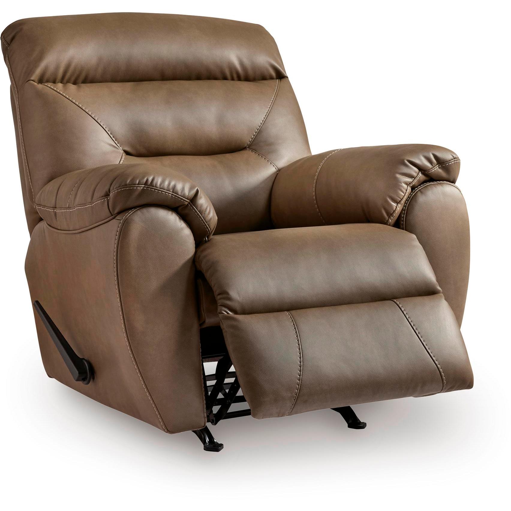 Signature Design by Ashley Elksworth Rocker Leather Look Recliner PC8400225 IMAGE 2