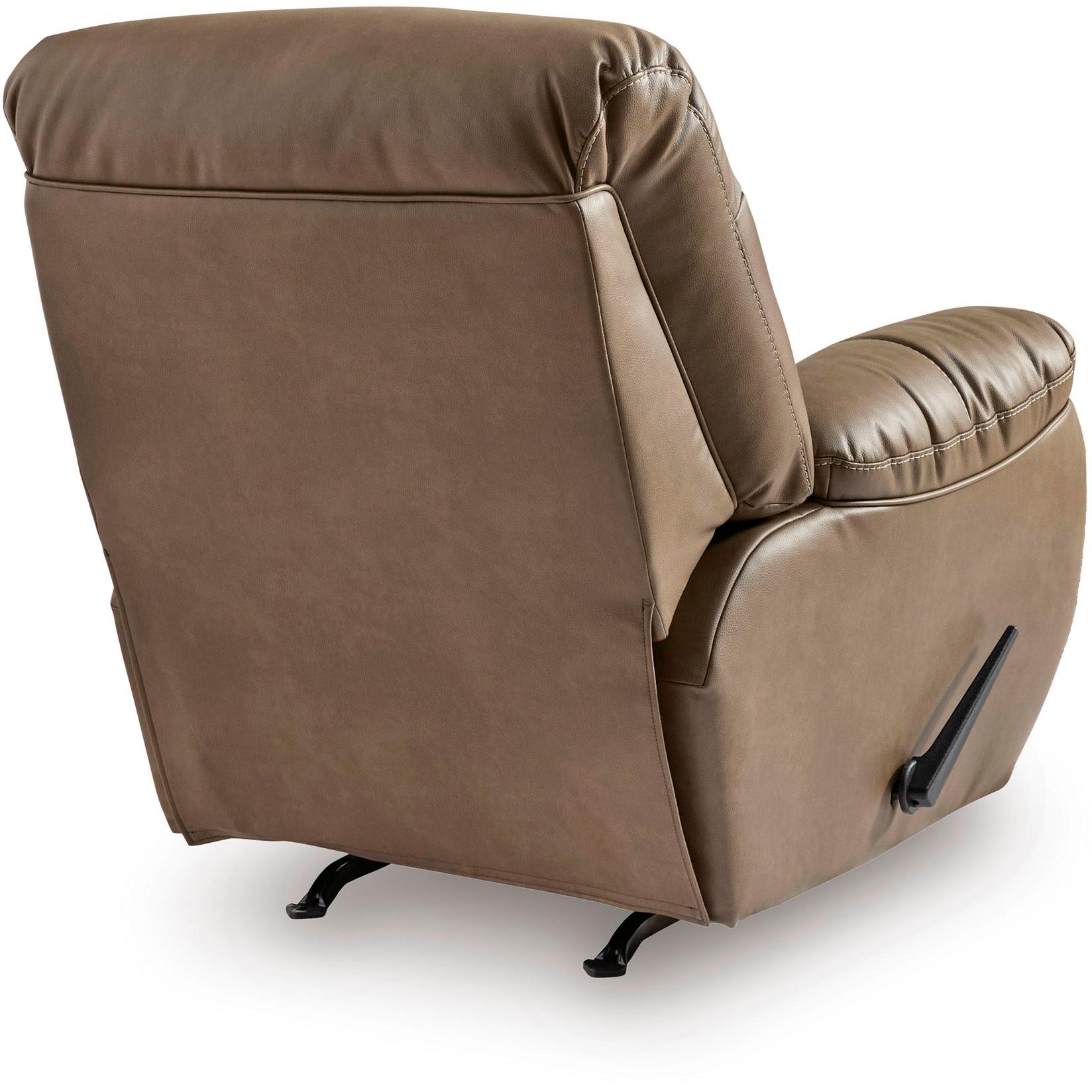 Signature Design by Ashley Elksworth Rocker Leather Look Recliner PC8400225 IMAGE 4