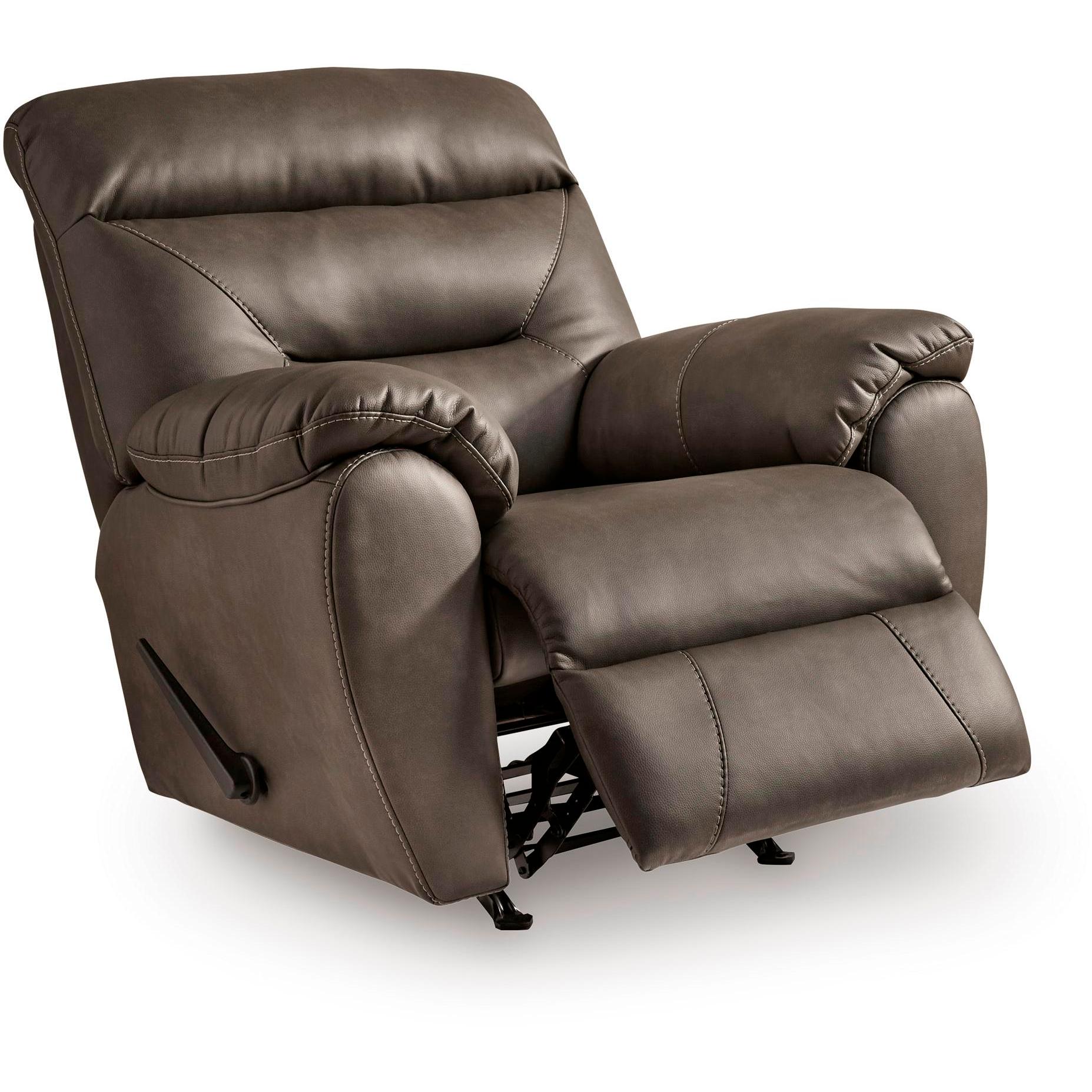 Signature Design by Ashley Elksworth Rocker Leather Look Recliner PC8400325 IMAGE 2