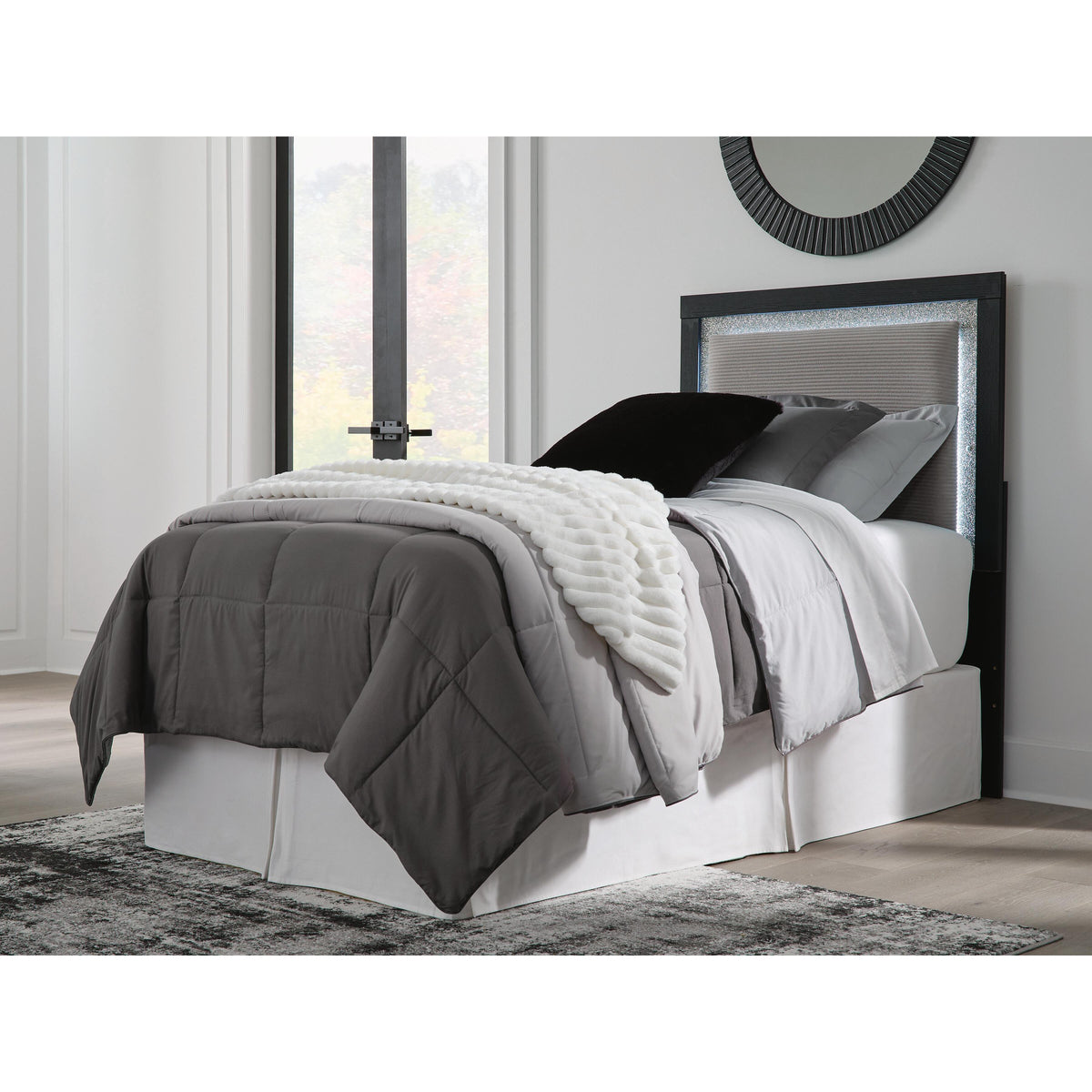 Signature Design by Ashley Maeling PCB1115-53 Twin UPH Panel Headboard IMAGE 2