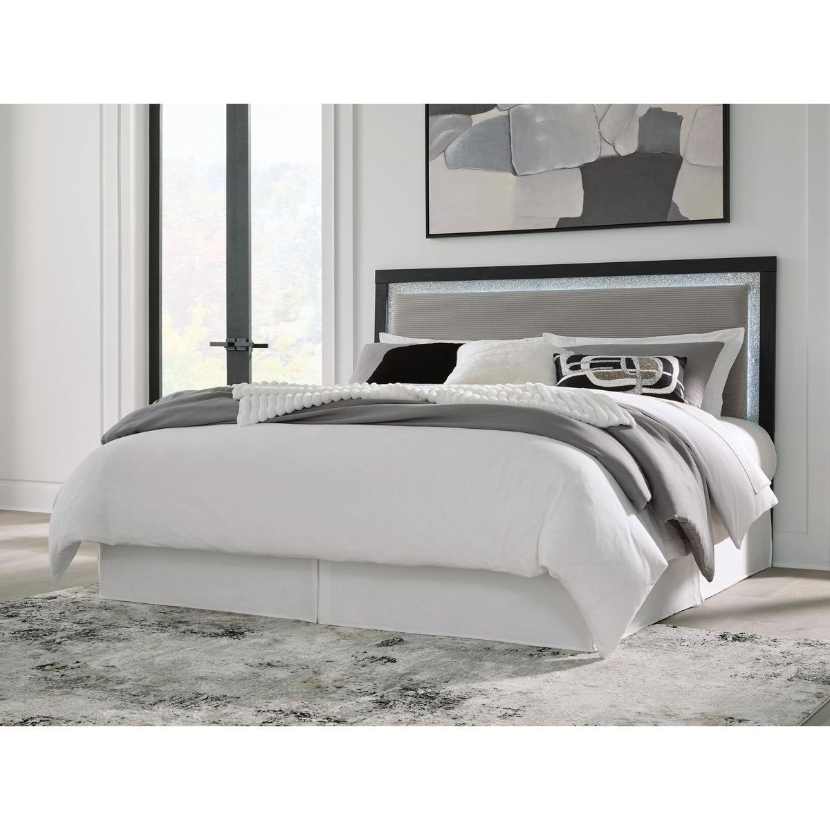 Signature Design by Ashley Maeling PCB1115-58 King UPH Panel Headboard IMAGE 3