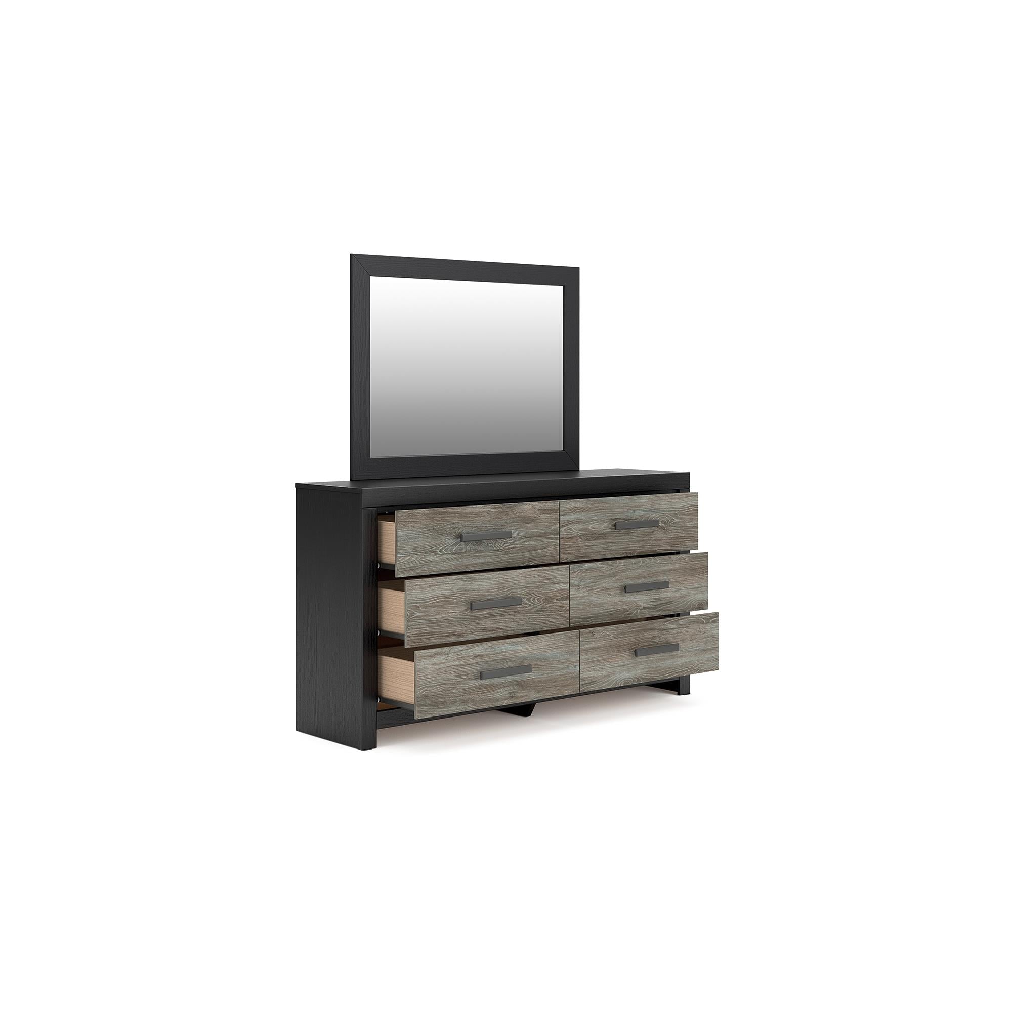 Signature Design by Ashley Broachmyn 6-Drawer Dresser with Mirror PCB1118-31/PCB1118-36 IMAGE 2