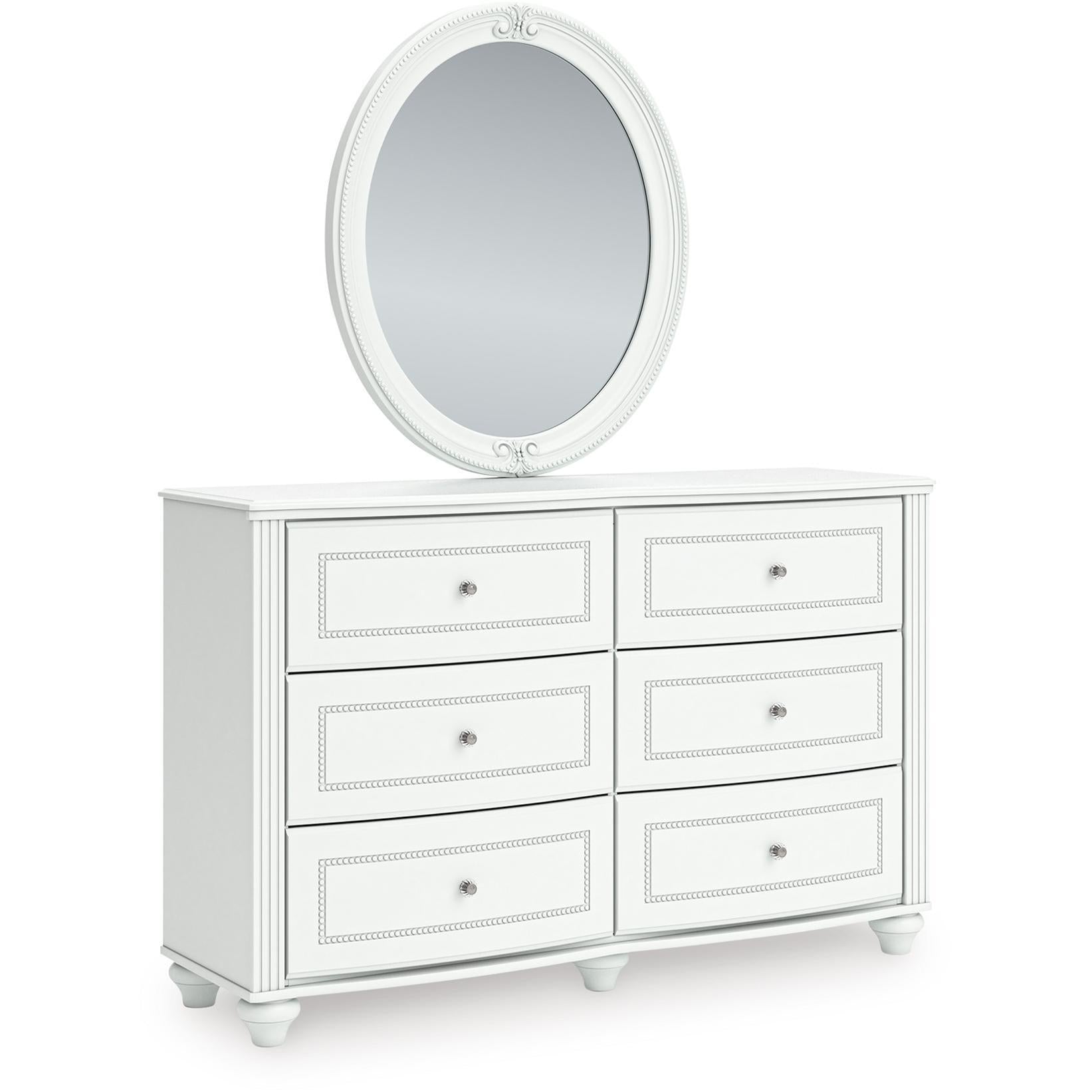 Signature Design by Ashley Kozlani 6-Drawer Dresser with Mirror PCB1819-21/PCB1819-26 IMAGE 1