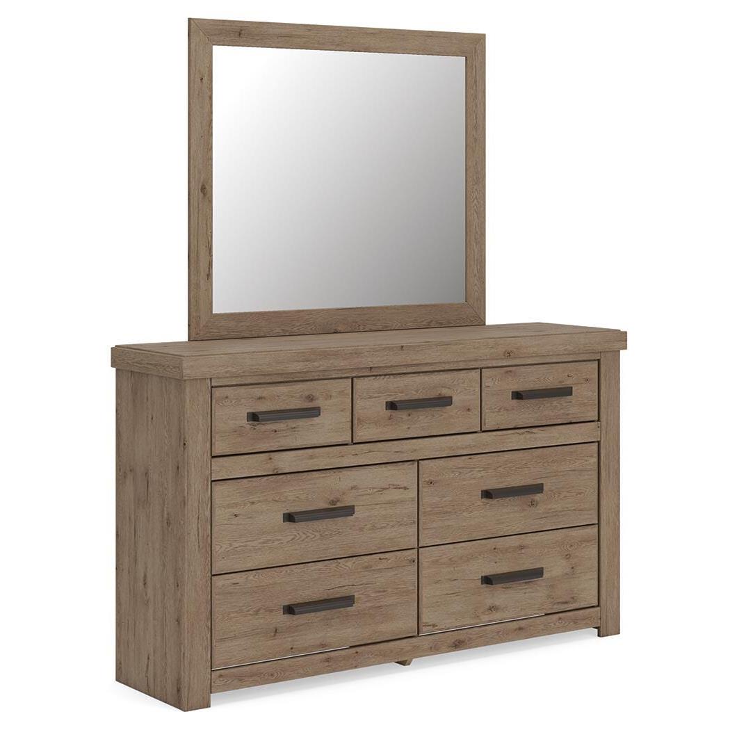 Signature Design by Ashley Oliandon 7-Drawer Dresser with Mirror PCB2844-31/PCB2844-36 IMAGE 1