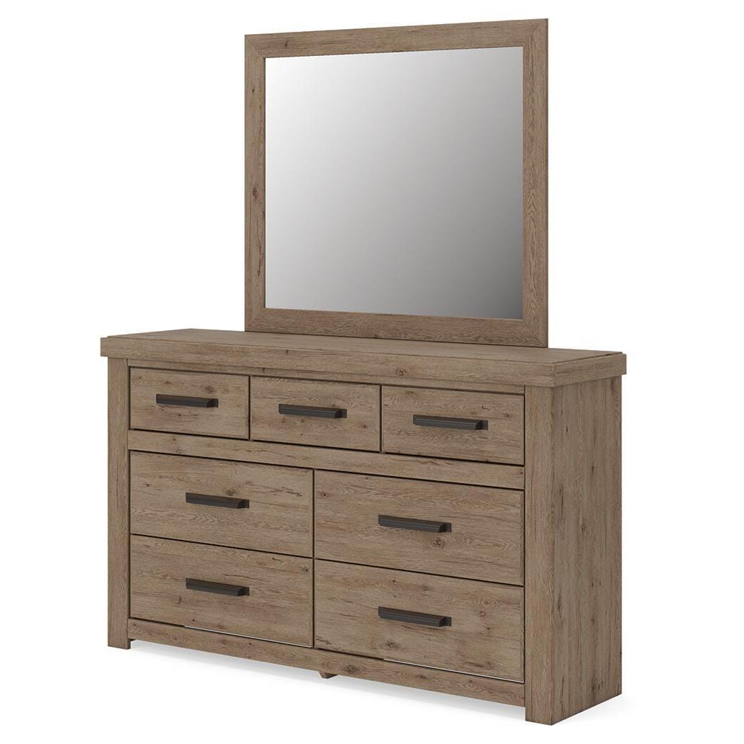 Signature Design by Ashley Oliandon 7-Drawer Dresser with Mirror PCB2844-31/PCB2844-36 IMAGE 2