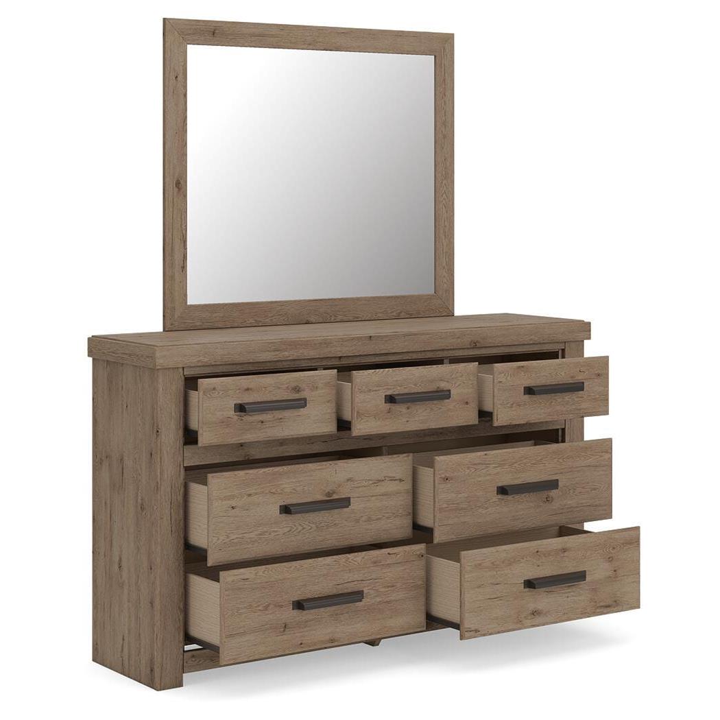 Signature Design by Ashley Oliandon 7-Drawer Dresser with Mirror PCB2844-31/PCB2844-36 IMAGE 8