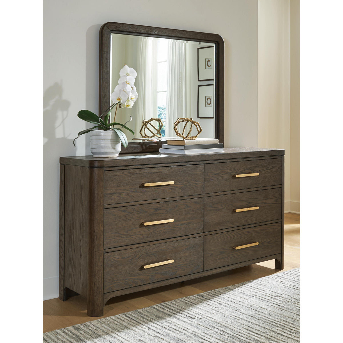 Signature Design by Ashley Radkin 6-Drawer Dresser with Mirror PCB843-31/PCB843-36 IMAGE 6