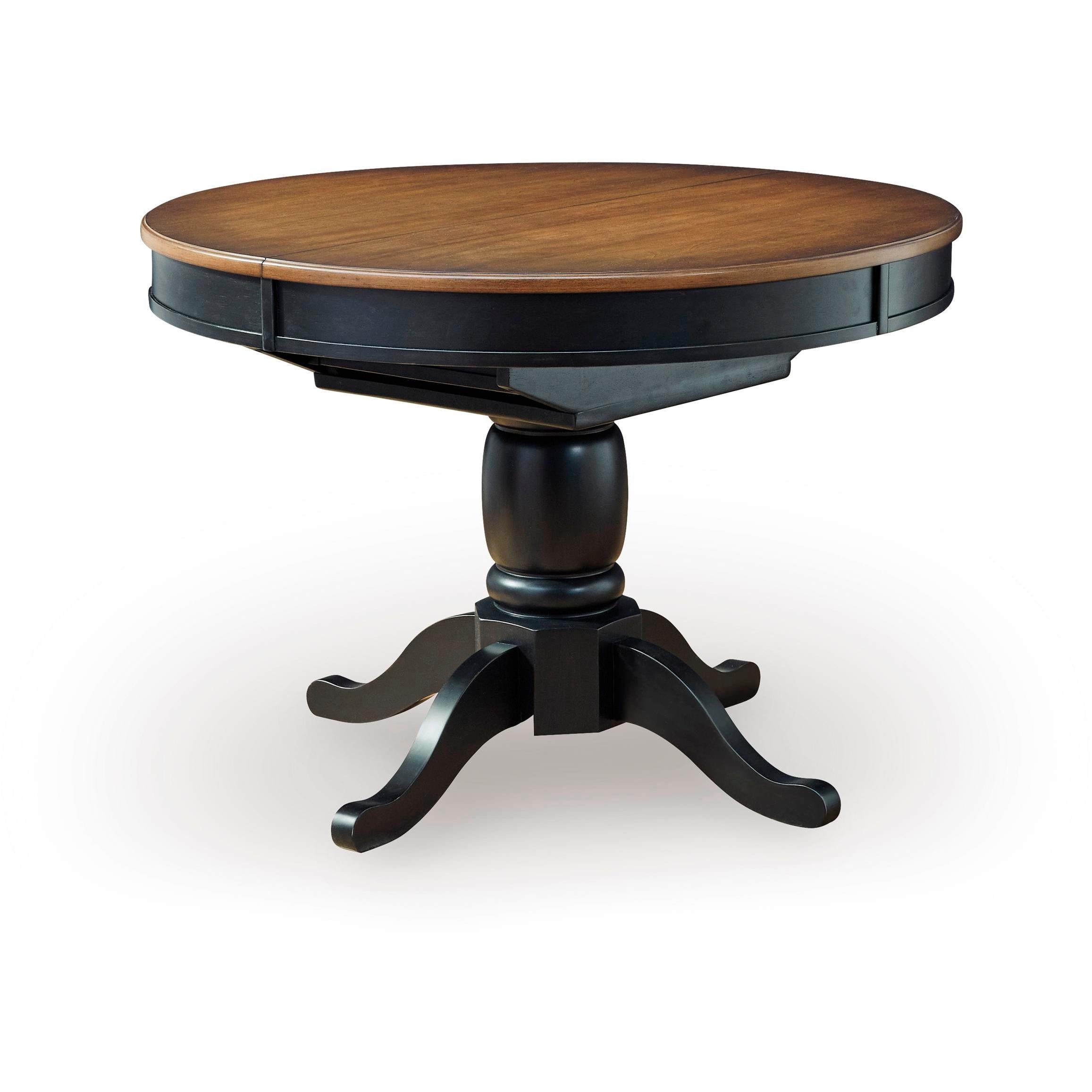 Signature Design by Ashley Oval Clorazi Dining Table with Pedestal Base PCD619-48 IMAGE 2
