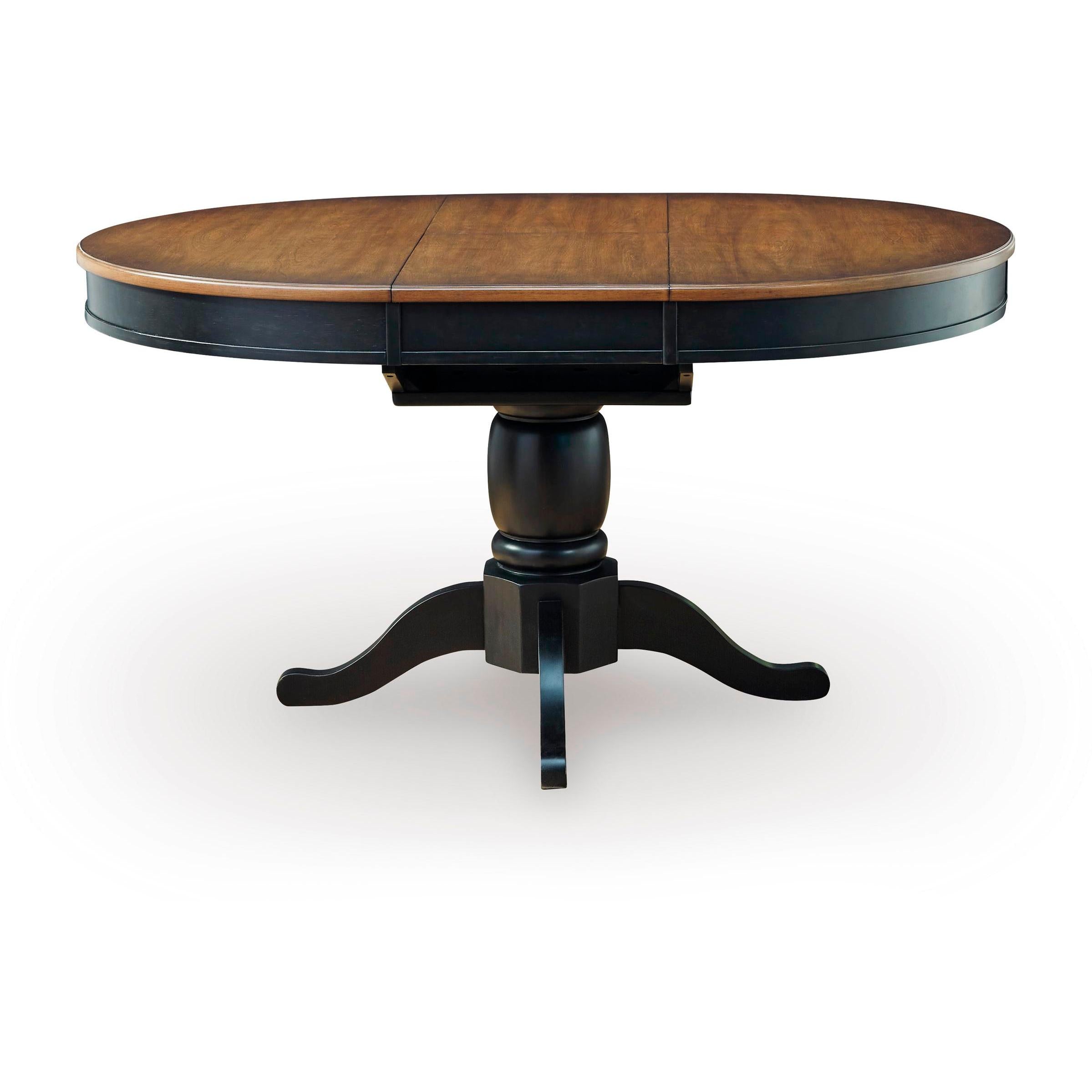 Signature Design by Ashley Oval Clorazi Dining Table with Pedestal Base PCD619-48 IMAGE 3