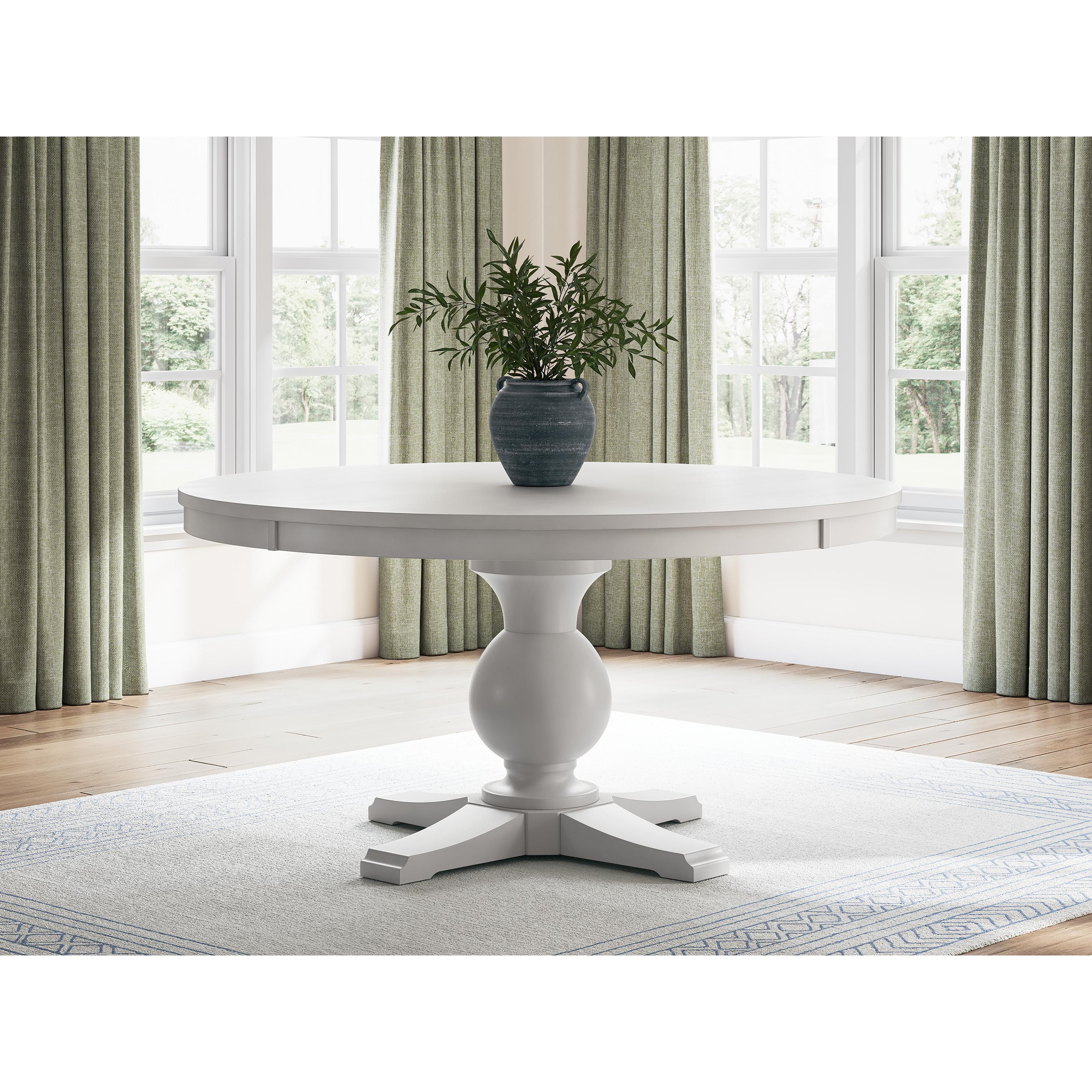 Signature Design by Ashley Round Greddinton Dining Table with Pedestal Base PCD824-50B/PCD824-50T IMAGE 3
