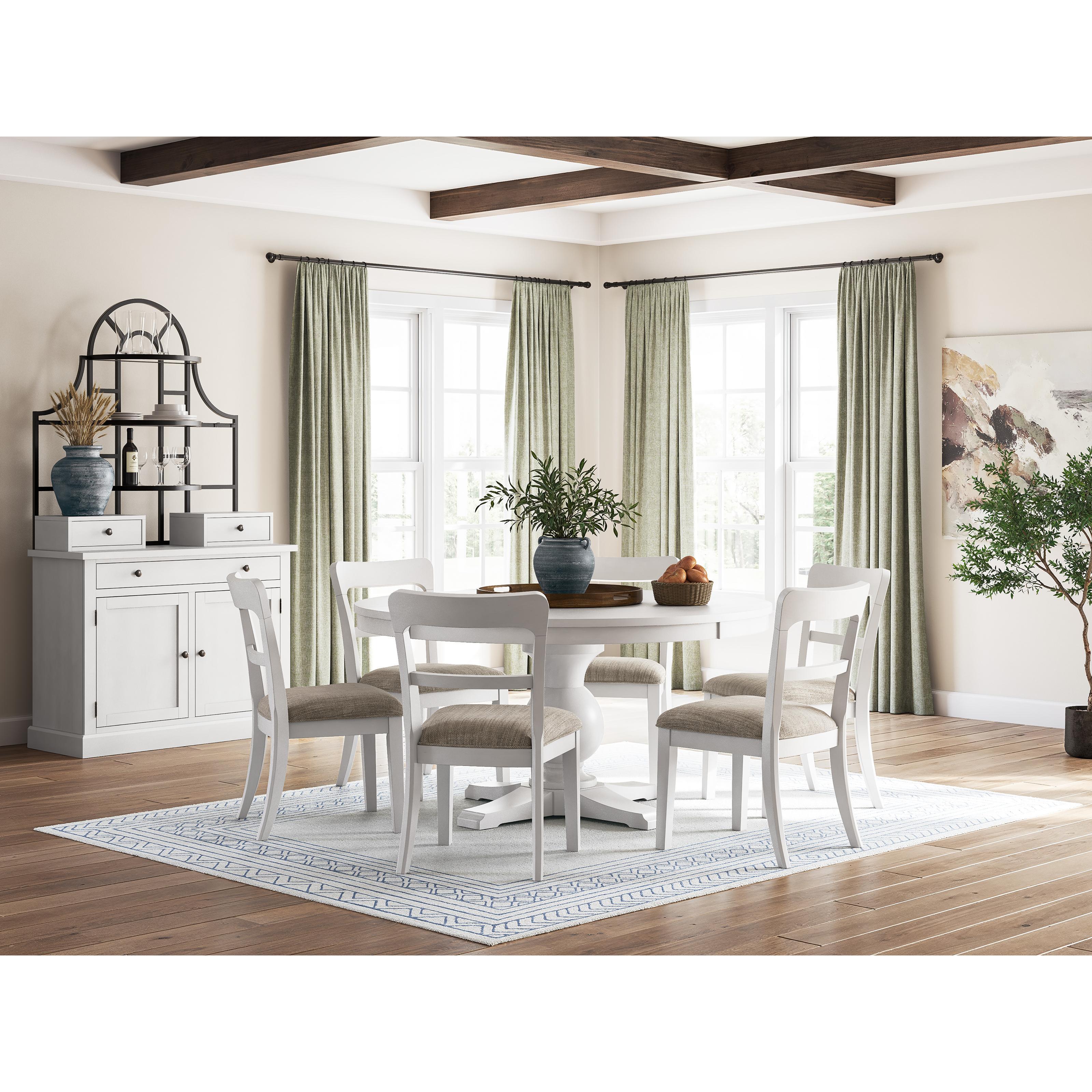 Signature Design by Ashley Round Greddinton Dining Table with Pedestal Base PCD824-50B/PCD824-50T IMAGE 5