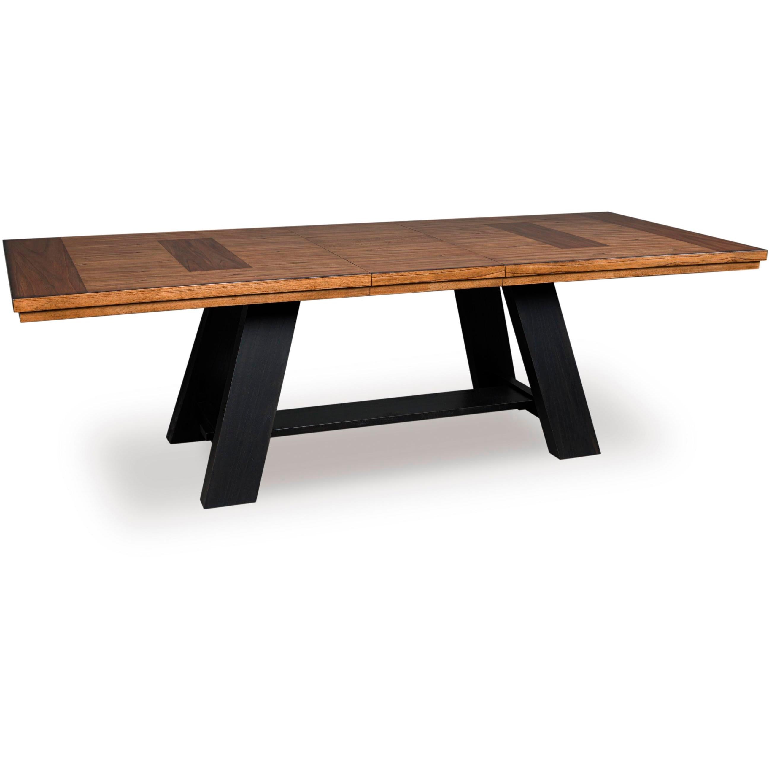 Signature Design by Ashley Greddinton Dining Table with Trestle Base PCD824-55B/PCD824-55T IMAGE 1