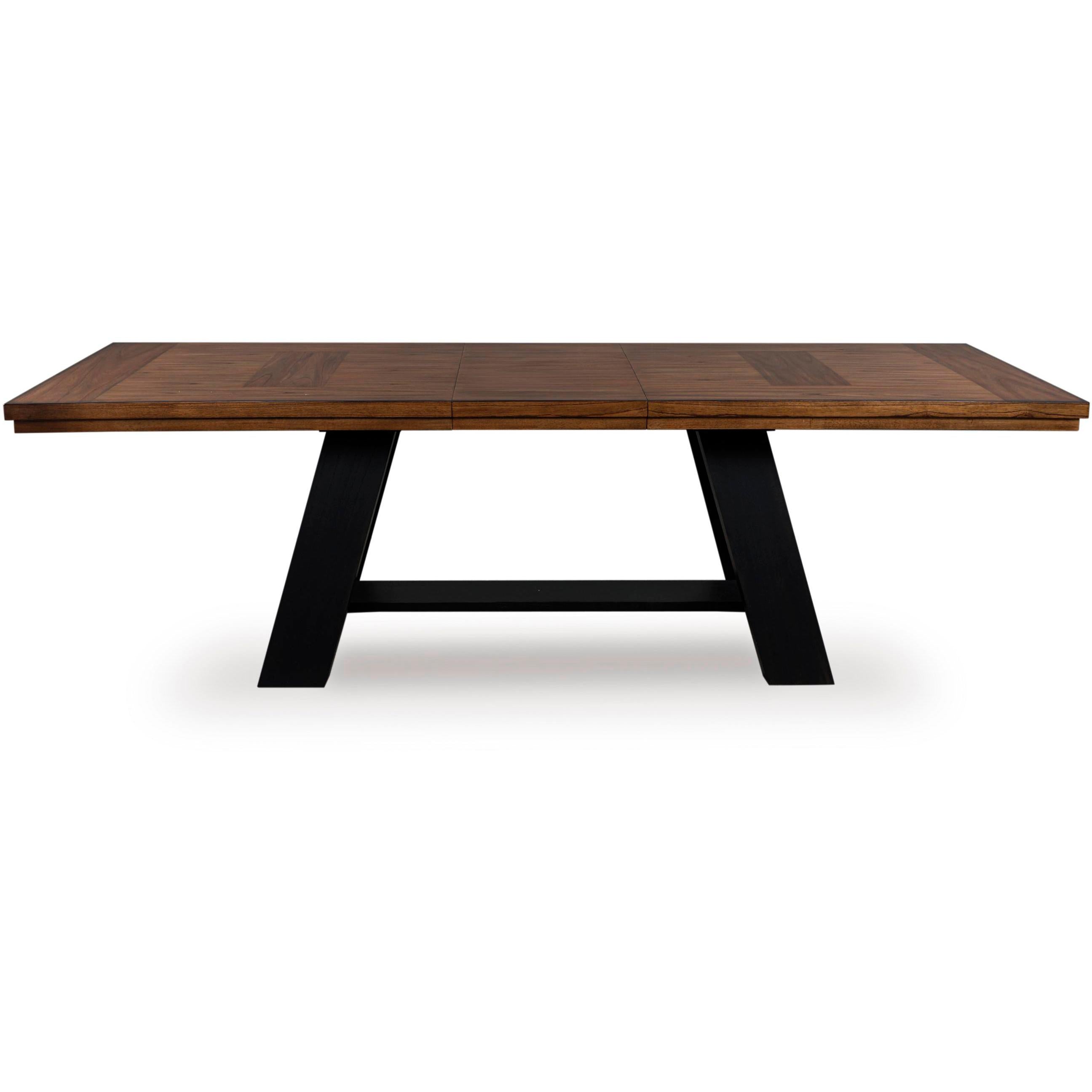 Signature Design by Ashley Greddinton Dining Table with Trestle Base PCD824-55B/PCD824-55T IMAGE 3