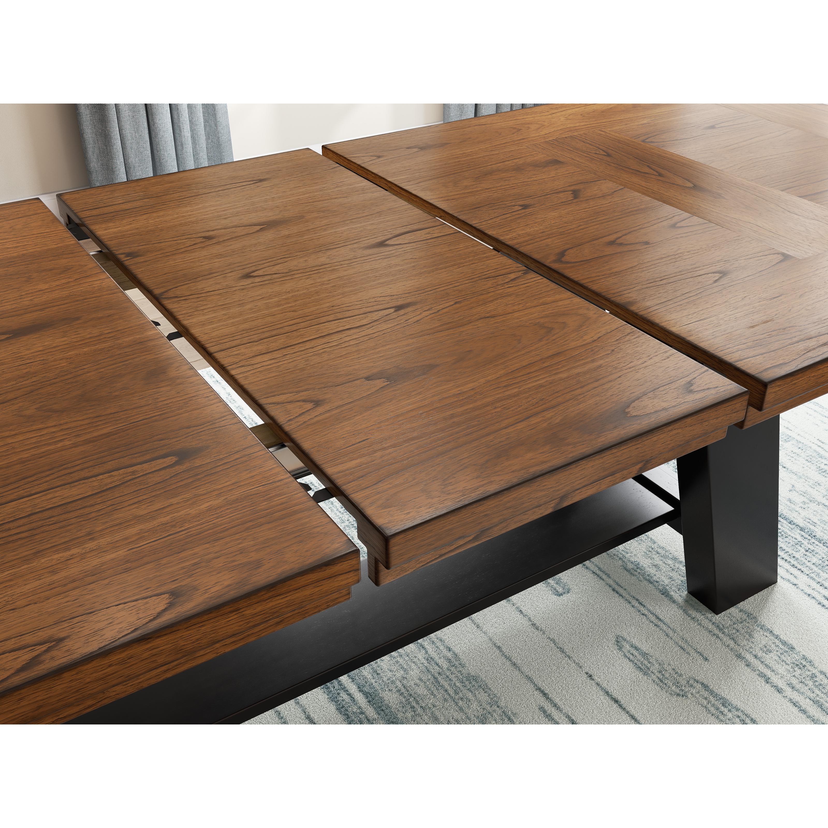 Signature Design by Ashley Greddinton Dining Table with Trestle Base PCD824-55B/PCD824-55T IMAGE 9