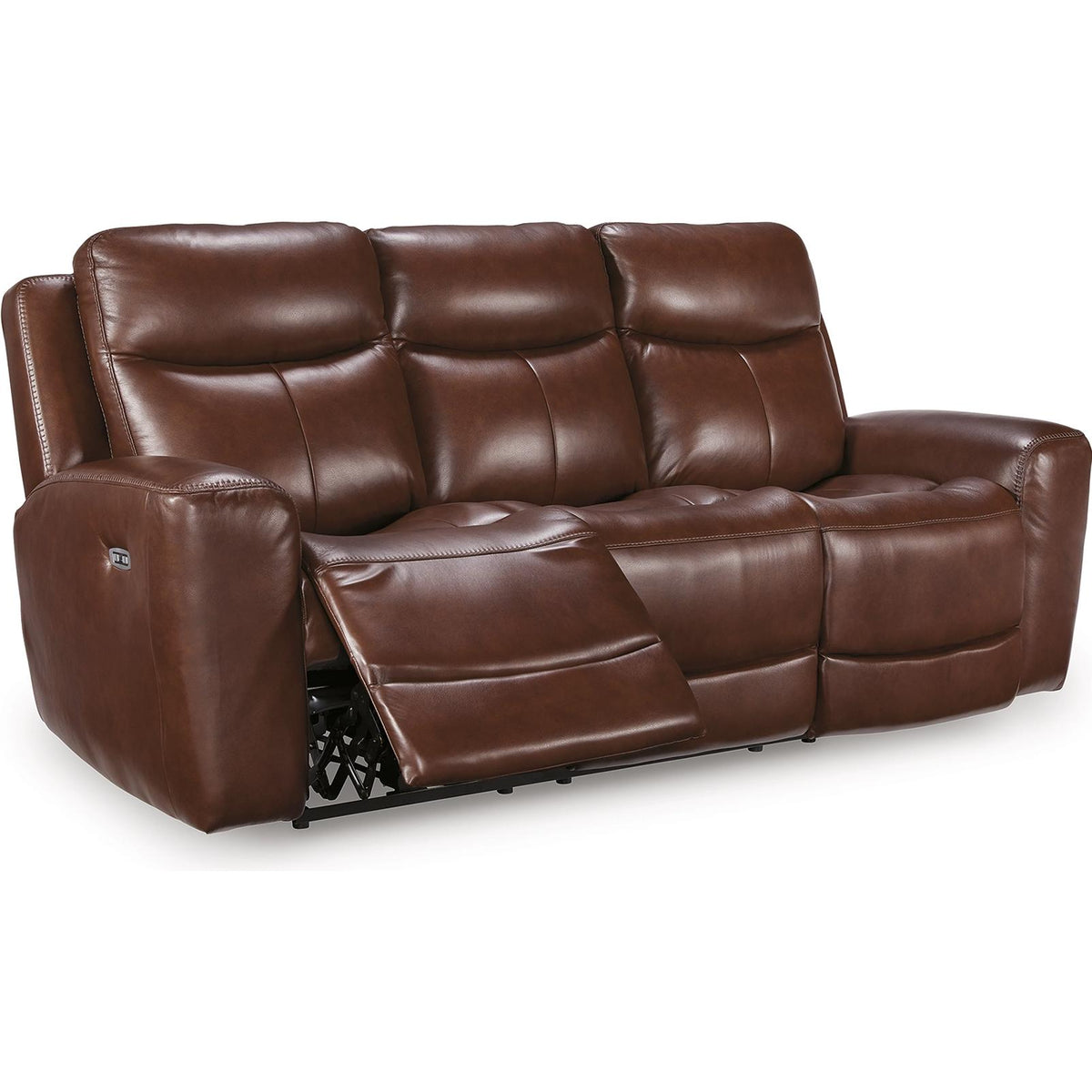 Signature Design by Ashley Next Move Power Reclining Leather Match Sofa PCU1210215 IMAGE 1