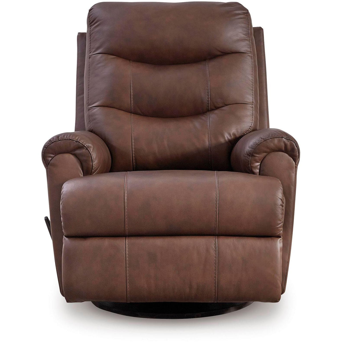 Signature Design by Ashley Flynwood Swivel Glider Leather Match Recliner PCU1340061 IMAGE 3