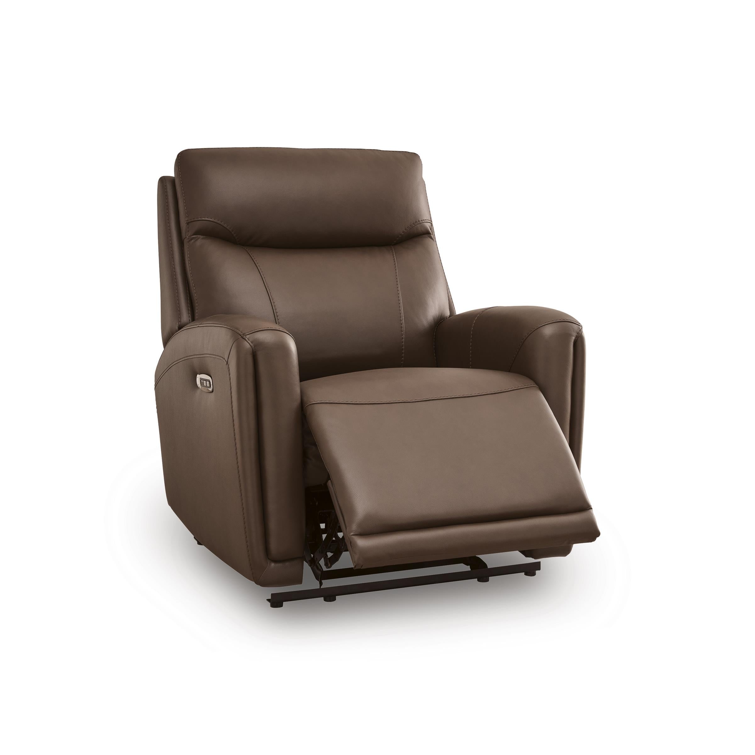 Signature Design by Ashley Pincara Power Leather Match Recliner PCU1380242 IMAGE 2