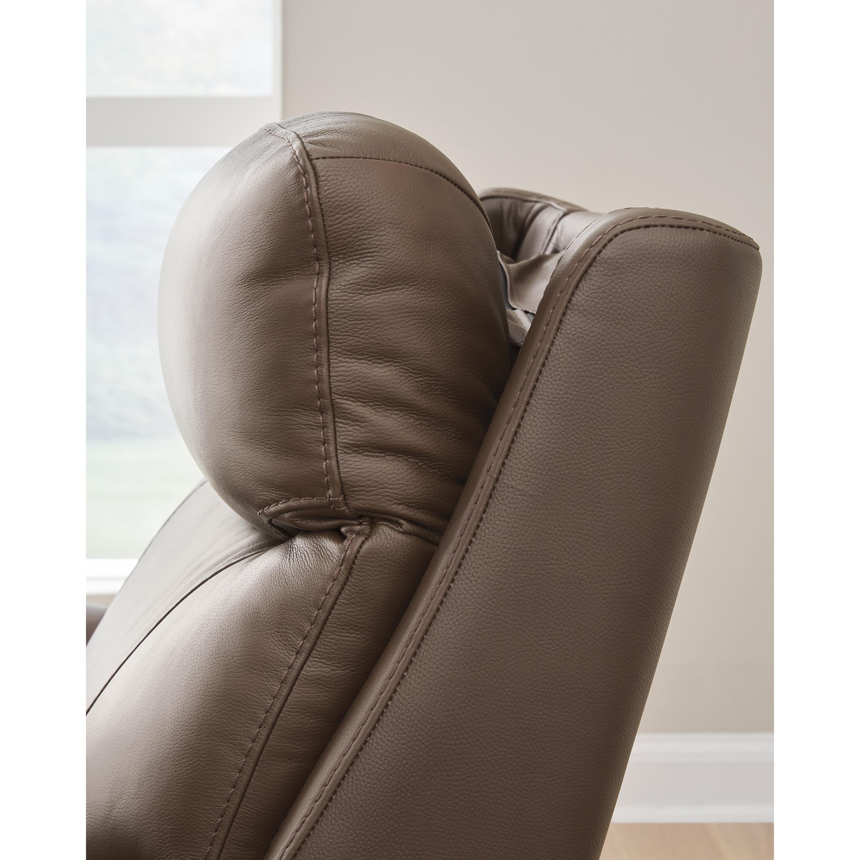 Signature Design by Ashley Pincara Power Leather Match Recliner PCU1380242 IMAGE 7