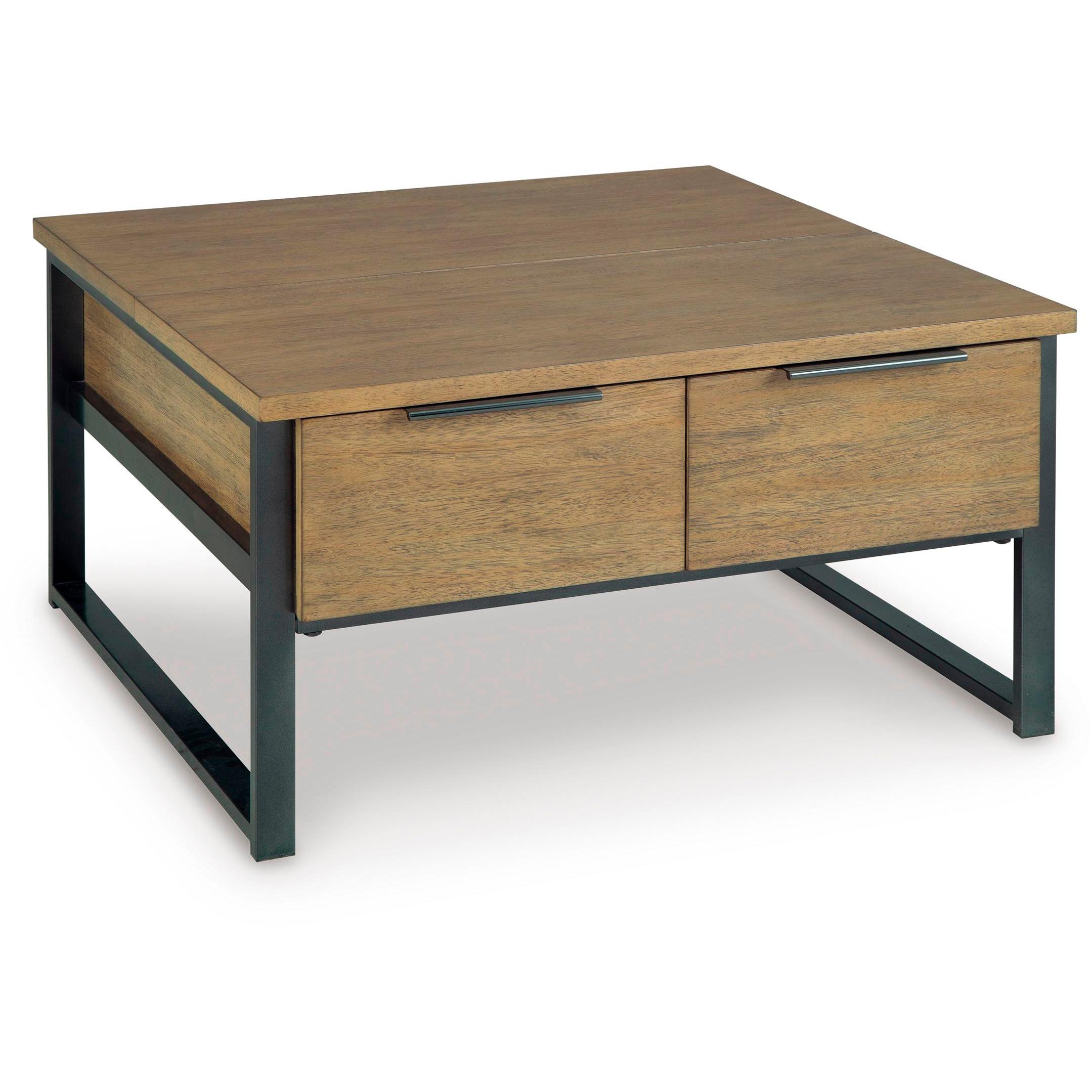 Signature Design by Ashley Montia Lift Top Cocktail Table T602-00 IMAGE 1