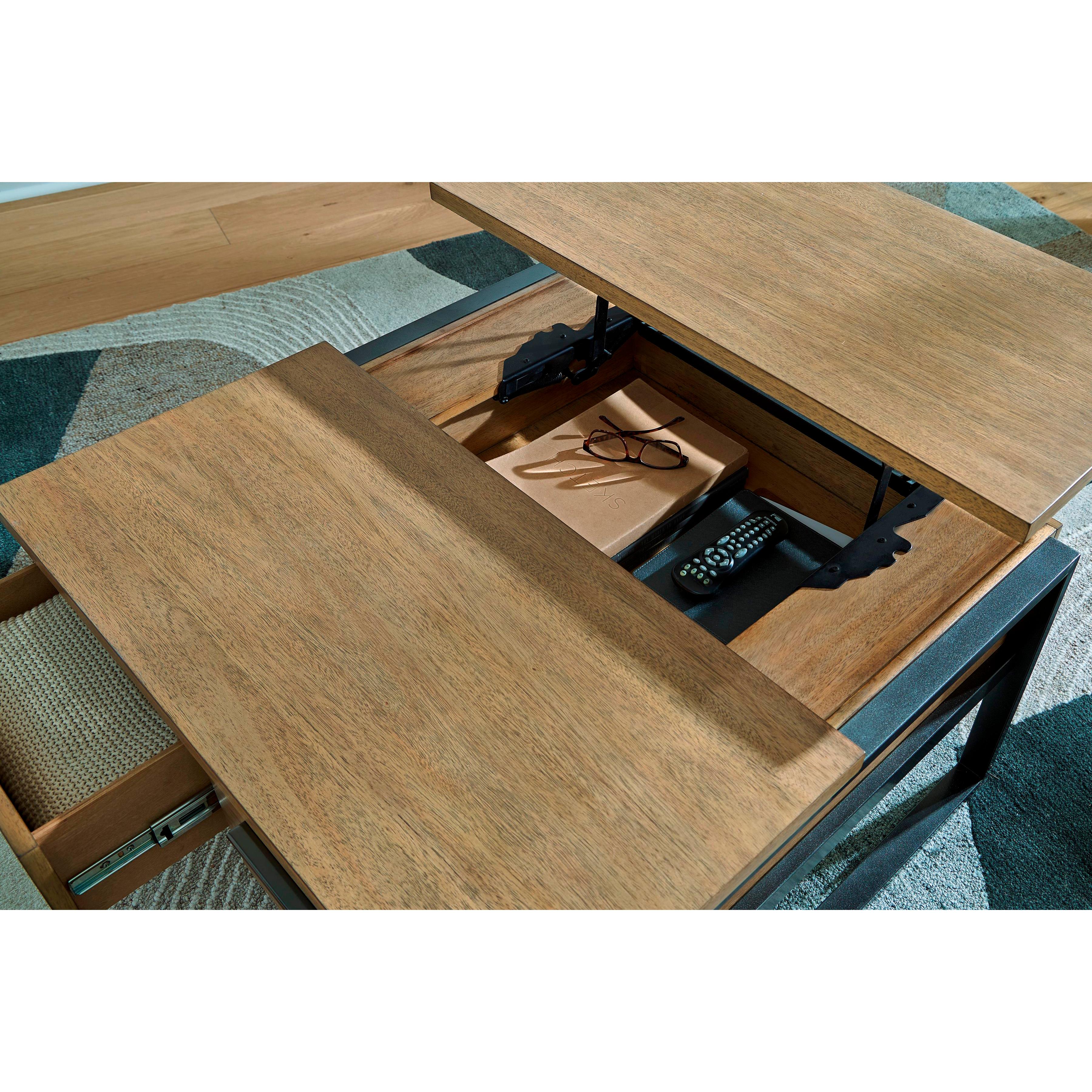 Signature Design by Ashley Montia Lift Top Cocktail Table T602-00 IMAGE 9