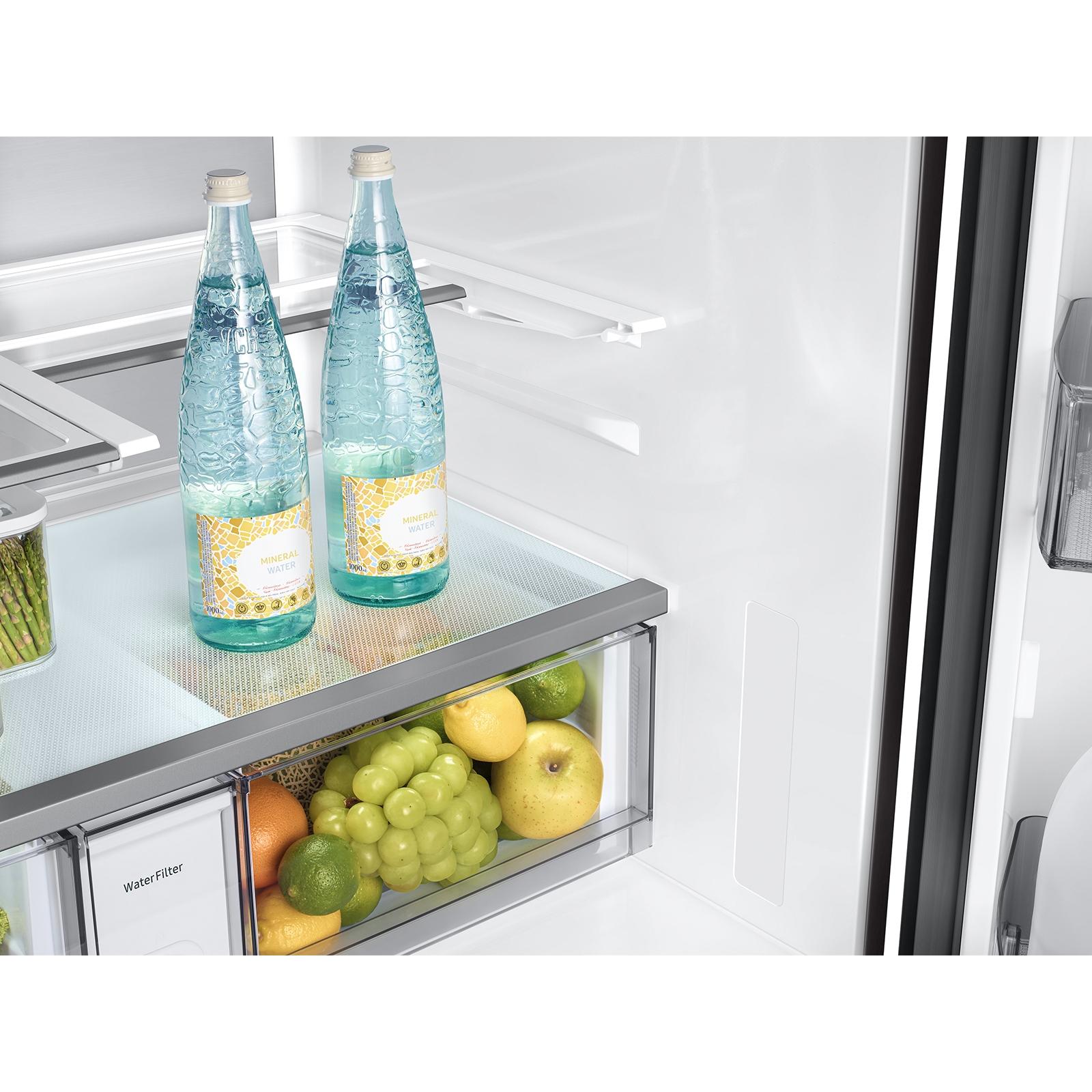 Samsung 36-inch, 29 cu. ft. 4-Door French Door Refrigerator with AI Family Hub™ RF90F29AECR/AC IMAGE 6
