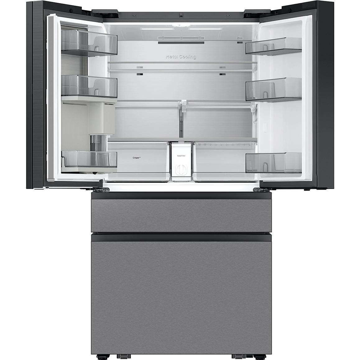 Samsung 36-inch, 23 cu. ft. French 4-Door Refrigerator with AI Family Hub™ RF90F23AECR/AA IMAGE 3