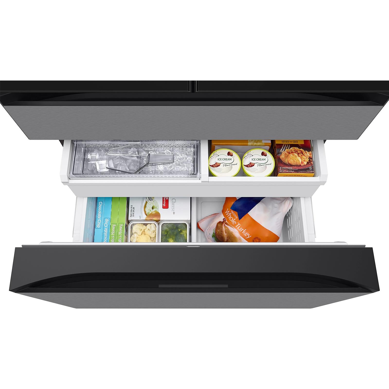 Samsung 36-inch, 23 cu. ft. French 4-Door Refrigerator with AI Family Hub™ RF90F23AECR/AA IMAGE 5