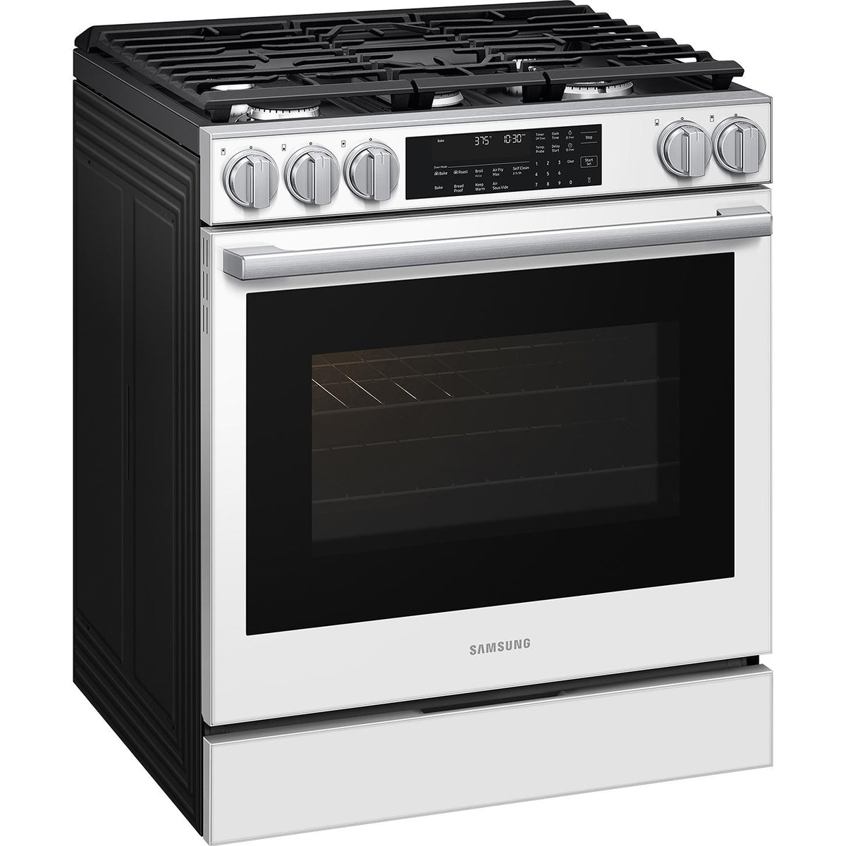 Samsung 30-inch Slide-in Gas Range with Wi-Fi NSG90H60SWAA IMAGE 2