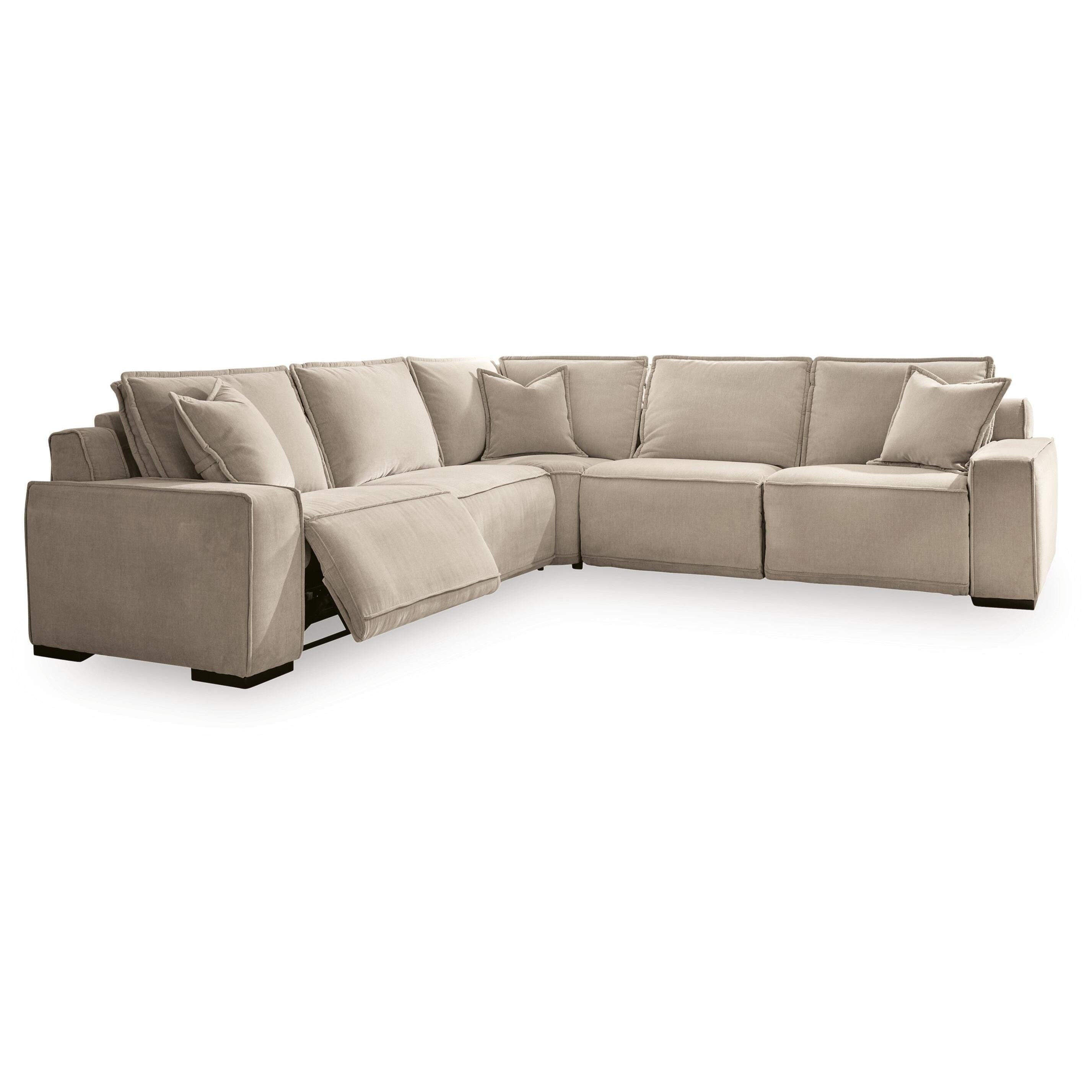 Benchcraft Carceri 87003S4 5 pc Power Sectional Reclining Sofa IMAGE 1