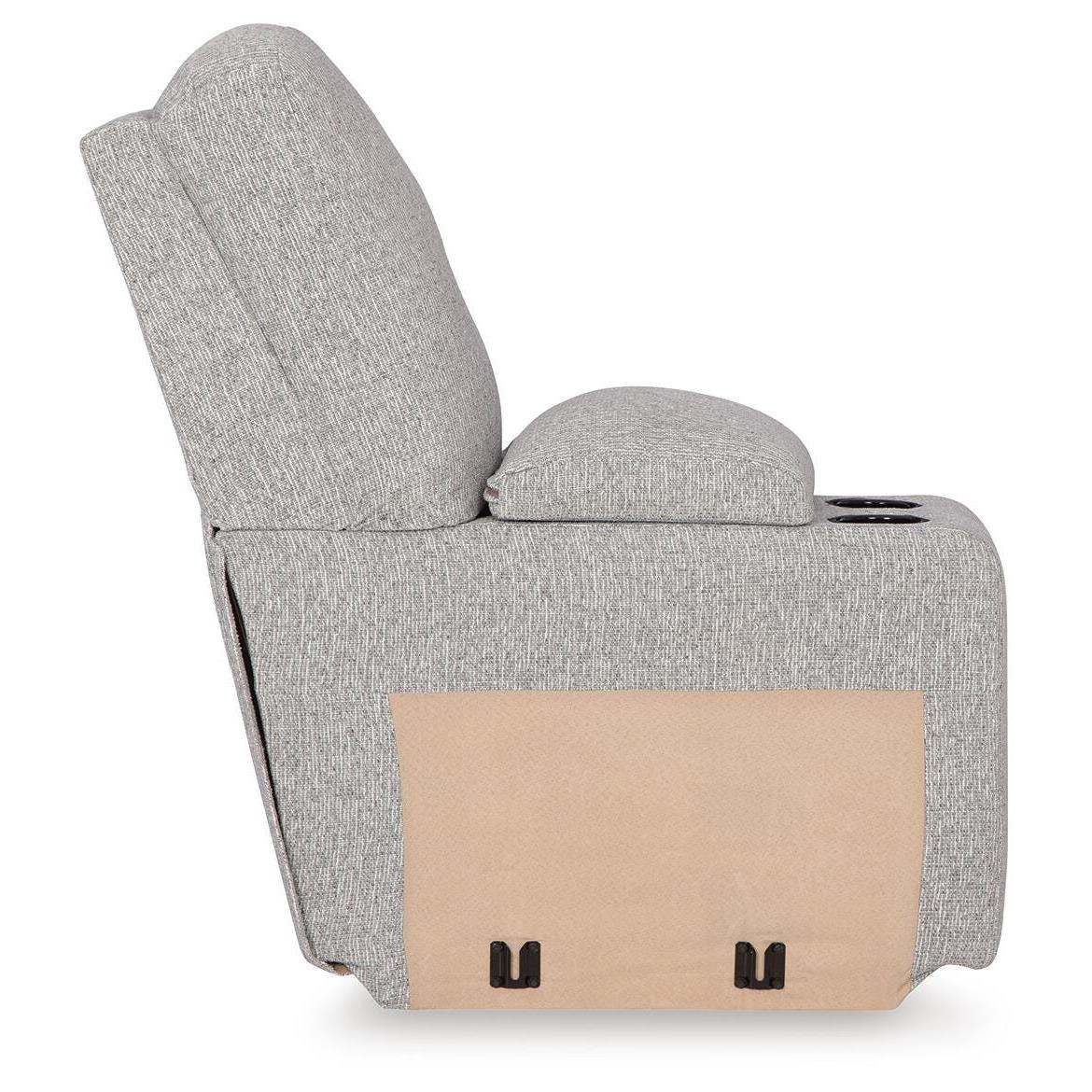 Signature Design by Ashley Acklen Place 93605S20 7 pc Power Sectional Reclining Sofa with Storage Console IMAGE 8