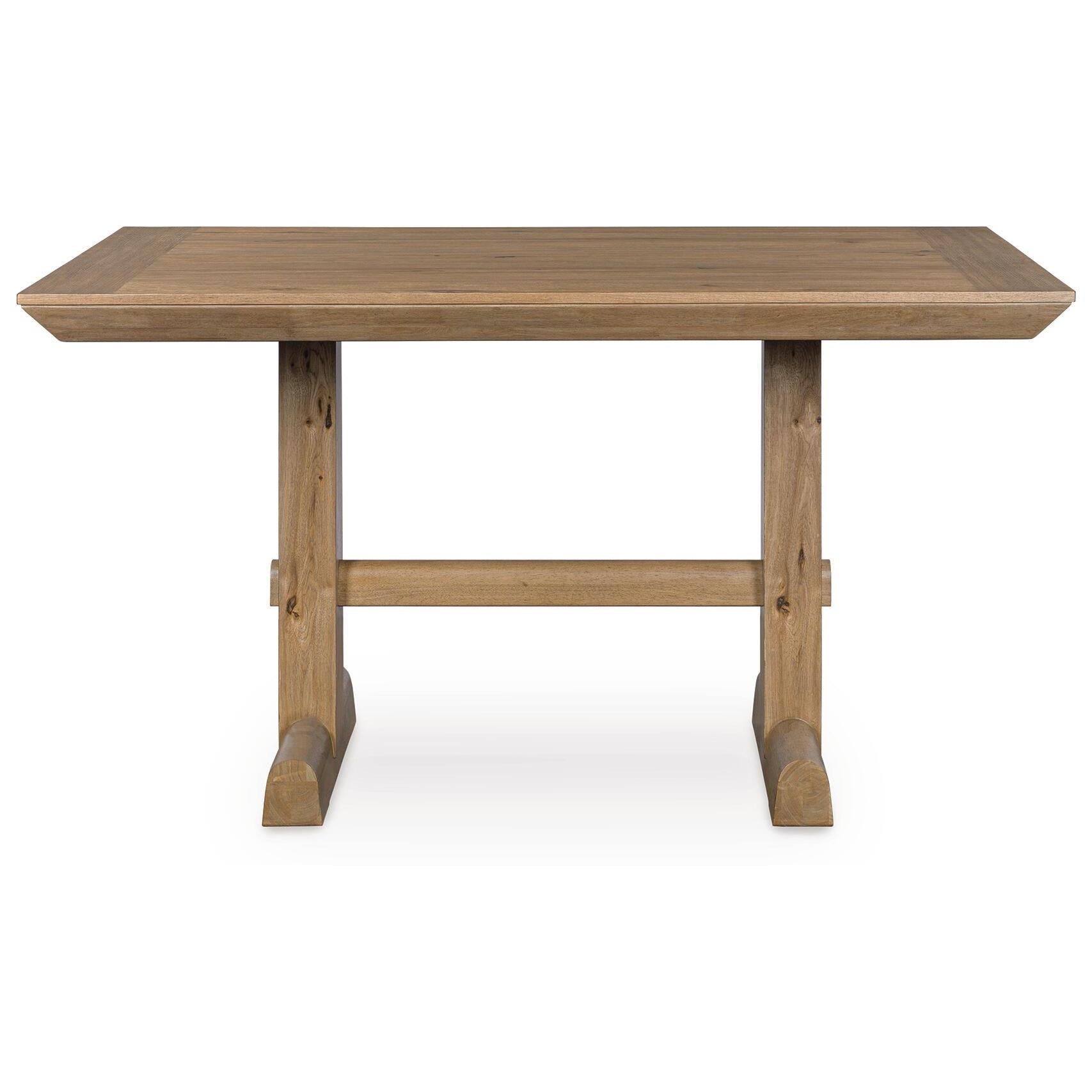 Benchcraft Ridgester D858-13 Rectangular Dining Room Counter Table IMAGE 2