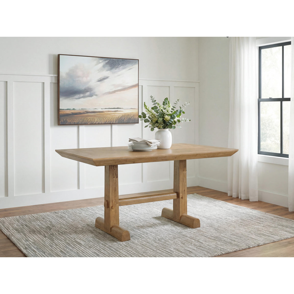 Benchcraft Ridgester D858-13 Rectangular Dining Room Counter Table IMAGE 6