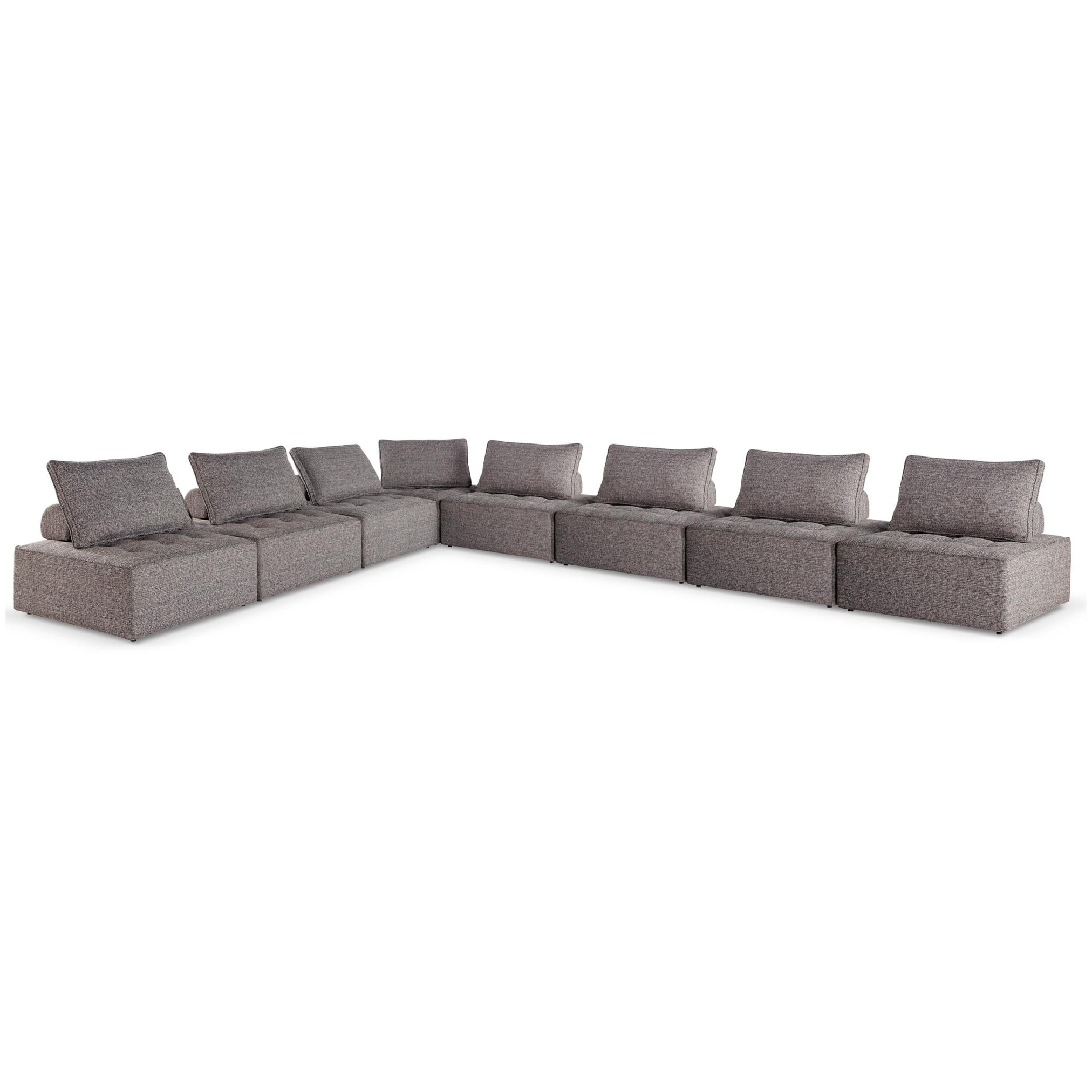 Signature Design by Ashley Bree Zee P160P12 8 pc Outdoor Modular Seating IMAGE 1